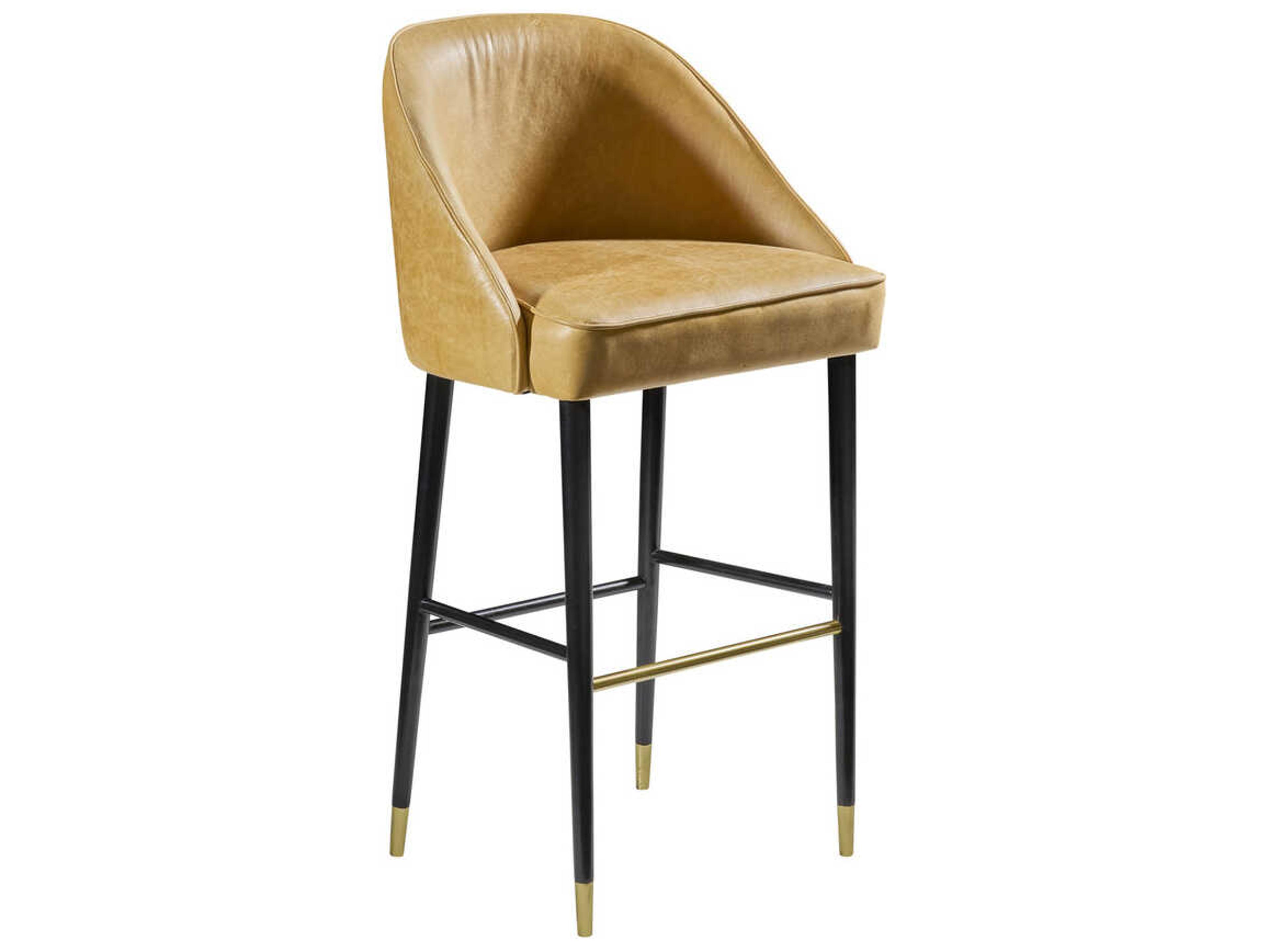 Modern History Home Sienna Leather Bar Stool
