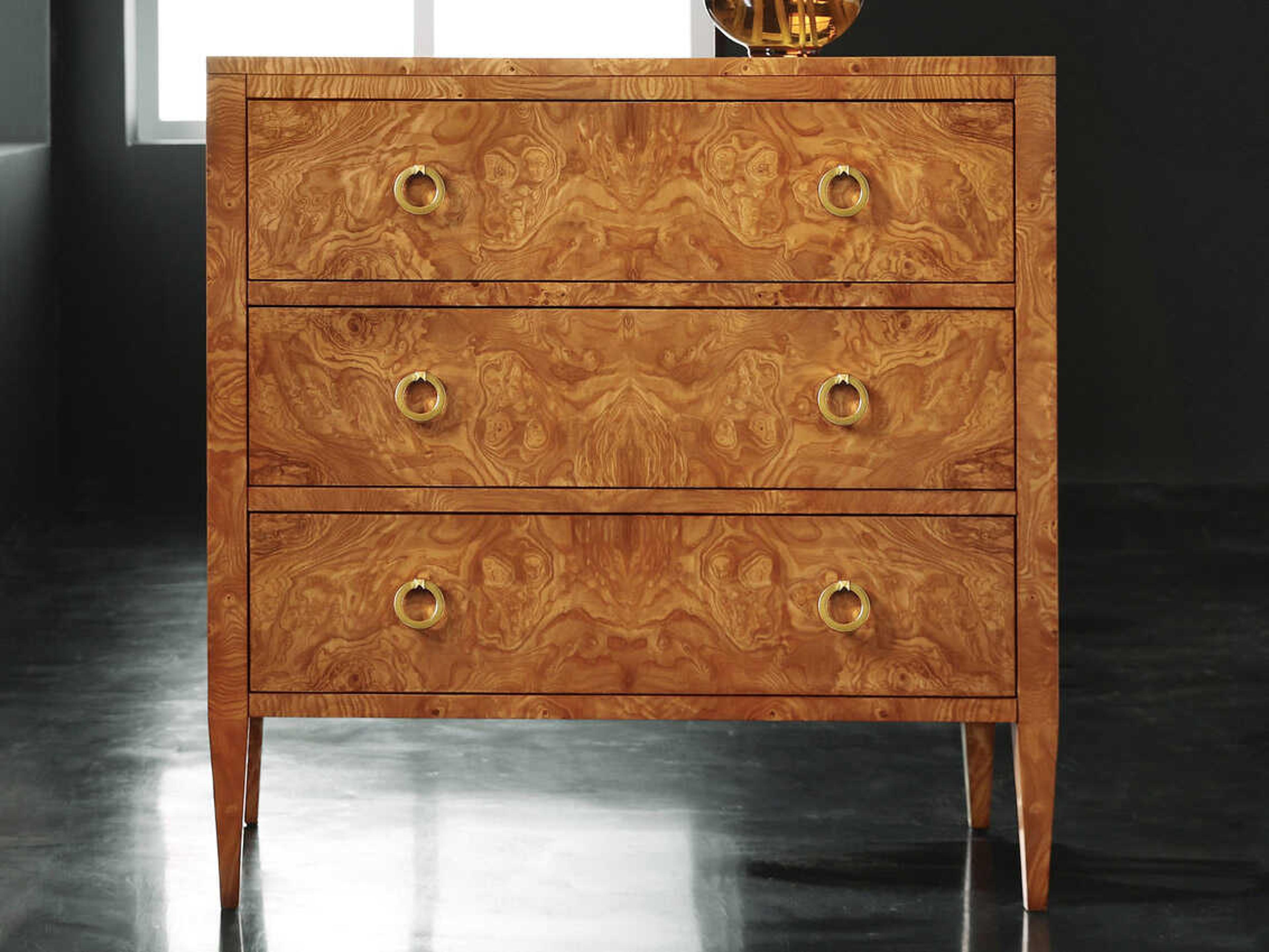 Modern History Home Concave Gray Oak Wood Accent Chest