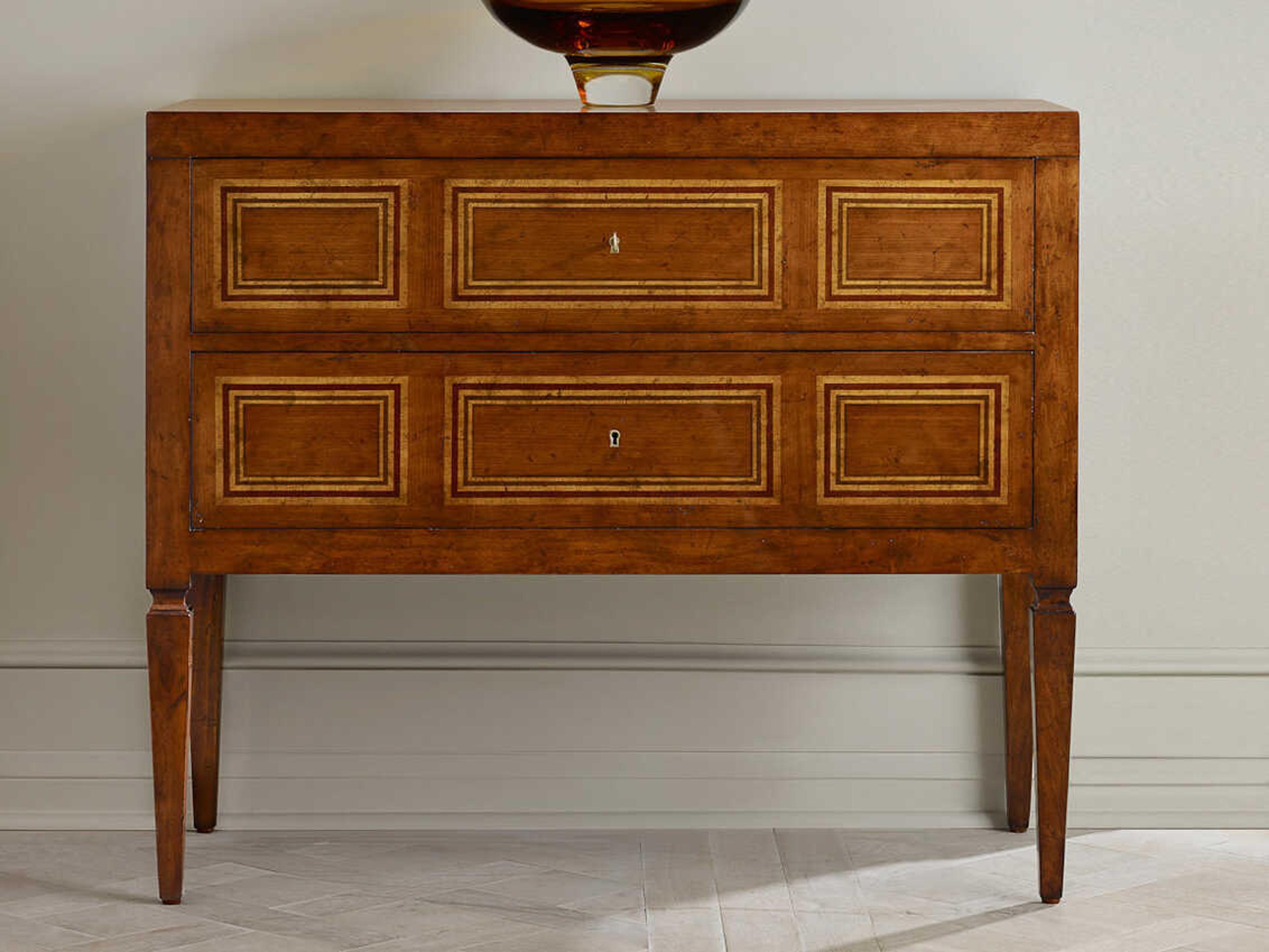 Modern History Home Milan Brown Fruitwood Commode