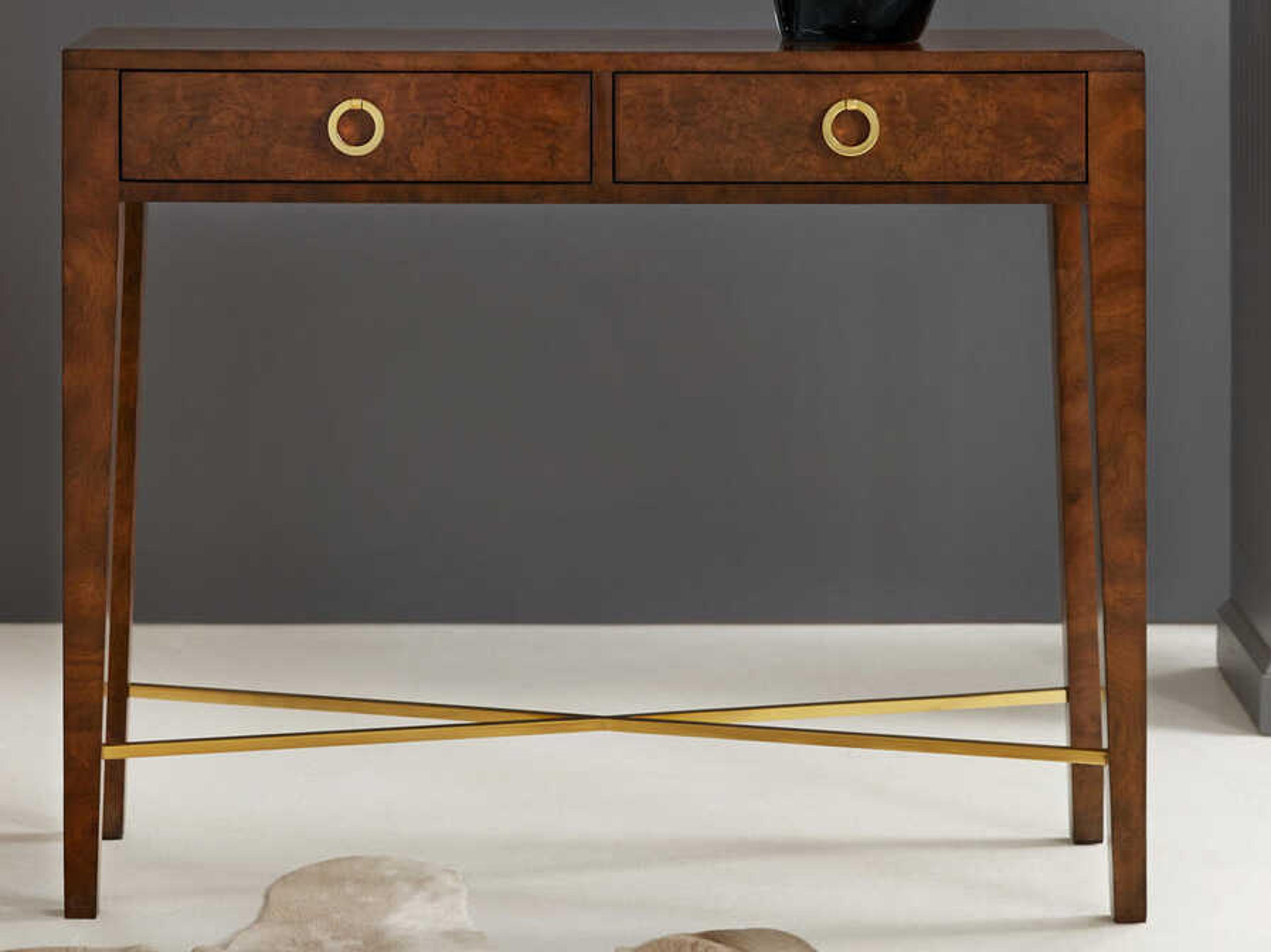 Modern History Home Modernist Rectangular Wood Console Table