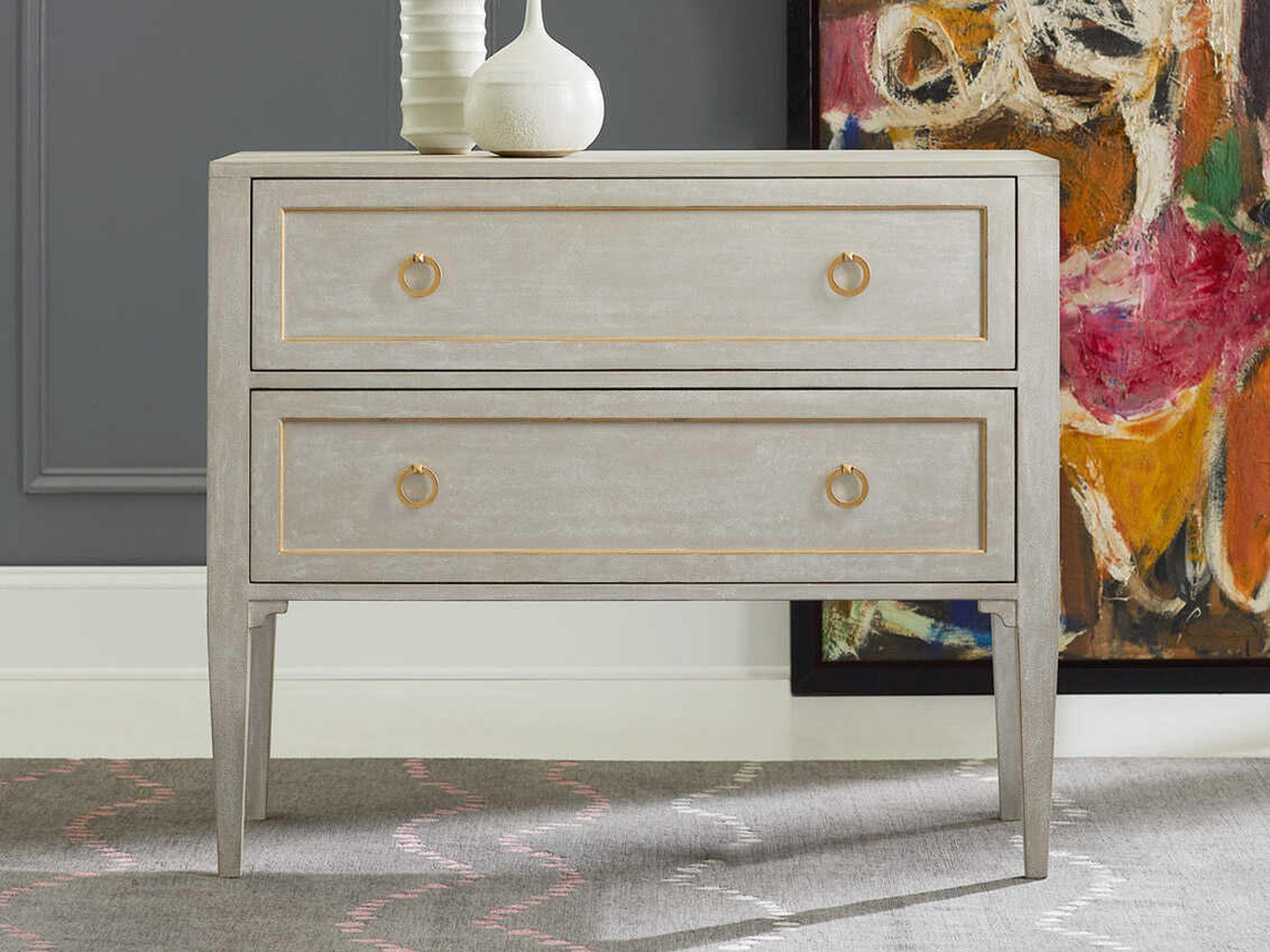 Modern History Home Gustavian Gray Accent Chest