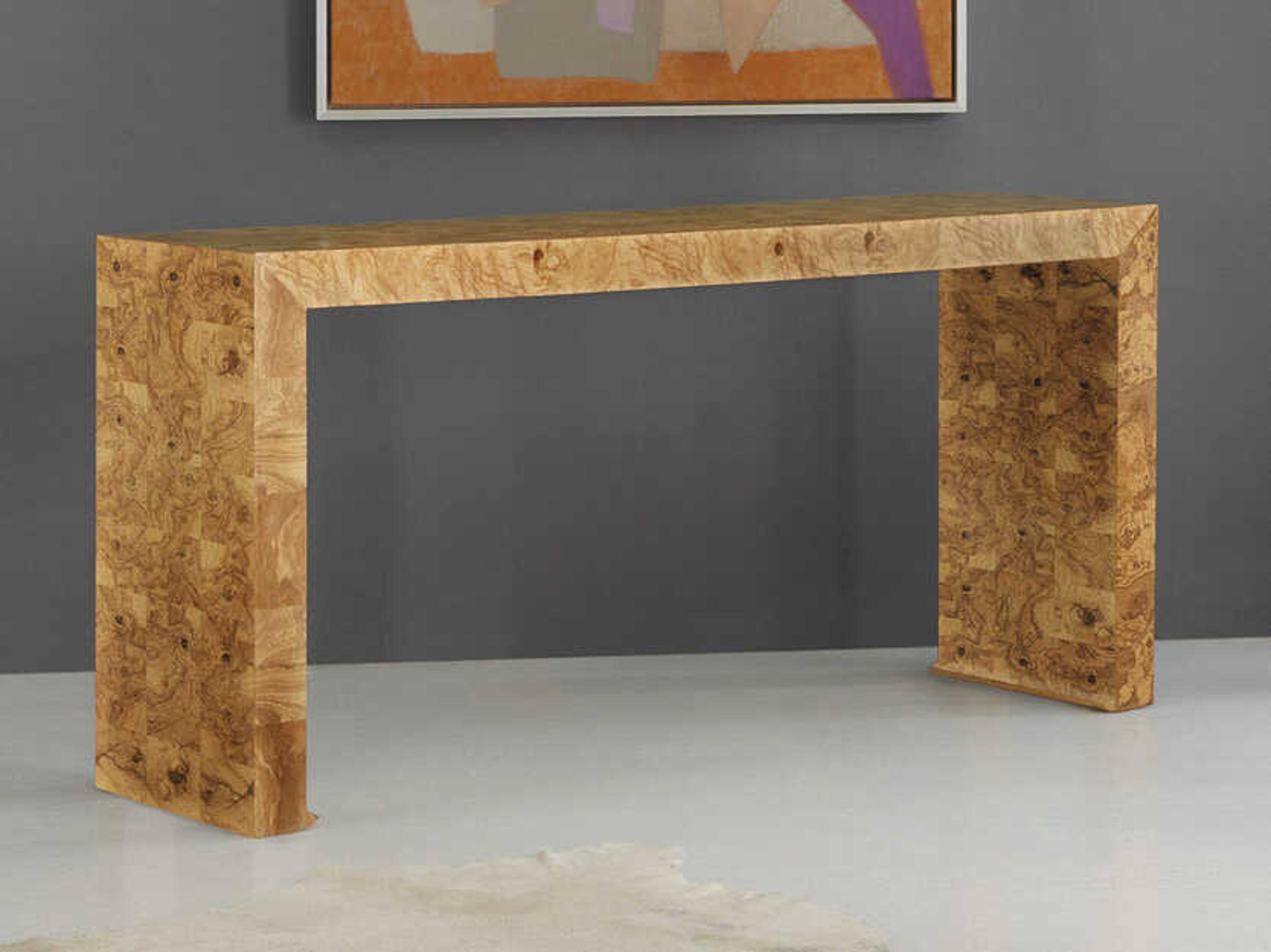 Modern History Home Rectangular Wood Console Table