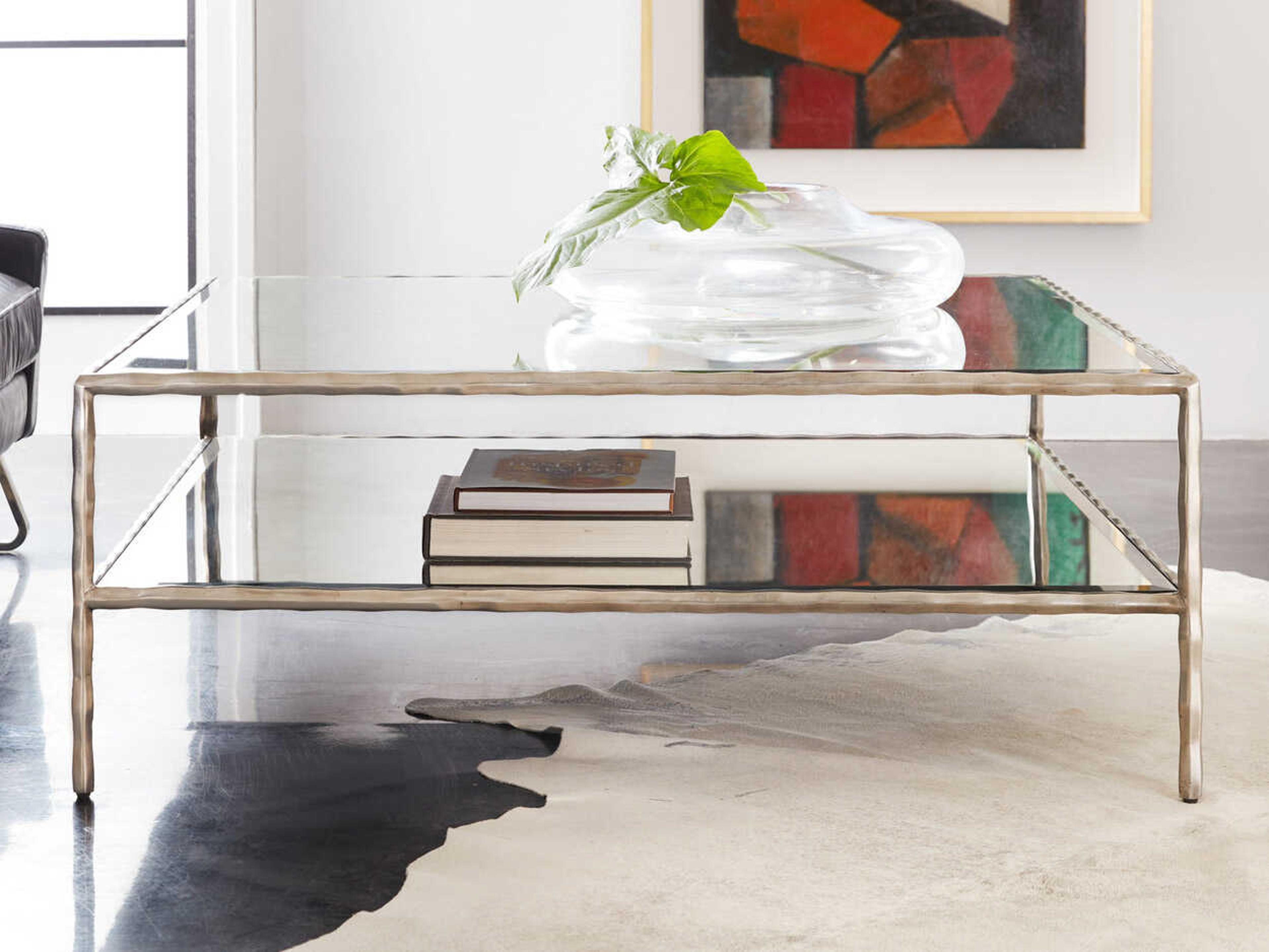 Modern History Home Organic Rectangular Mirror Coffee Table