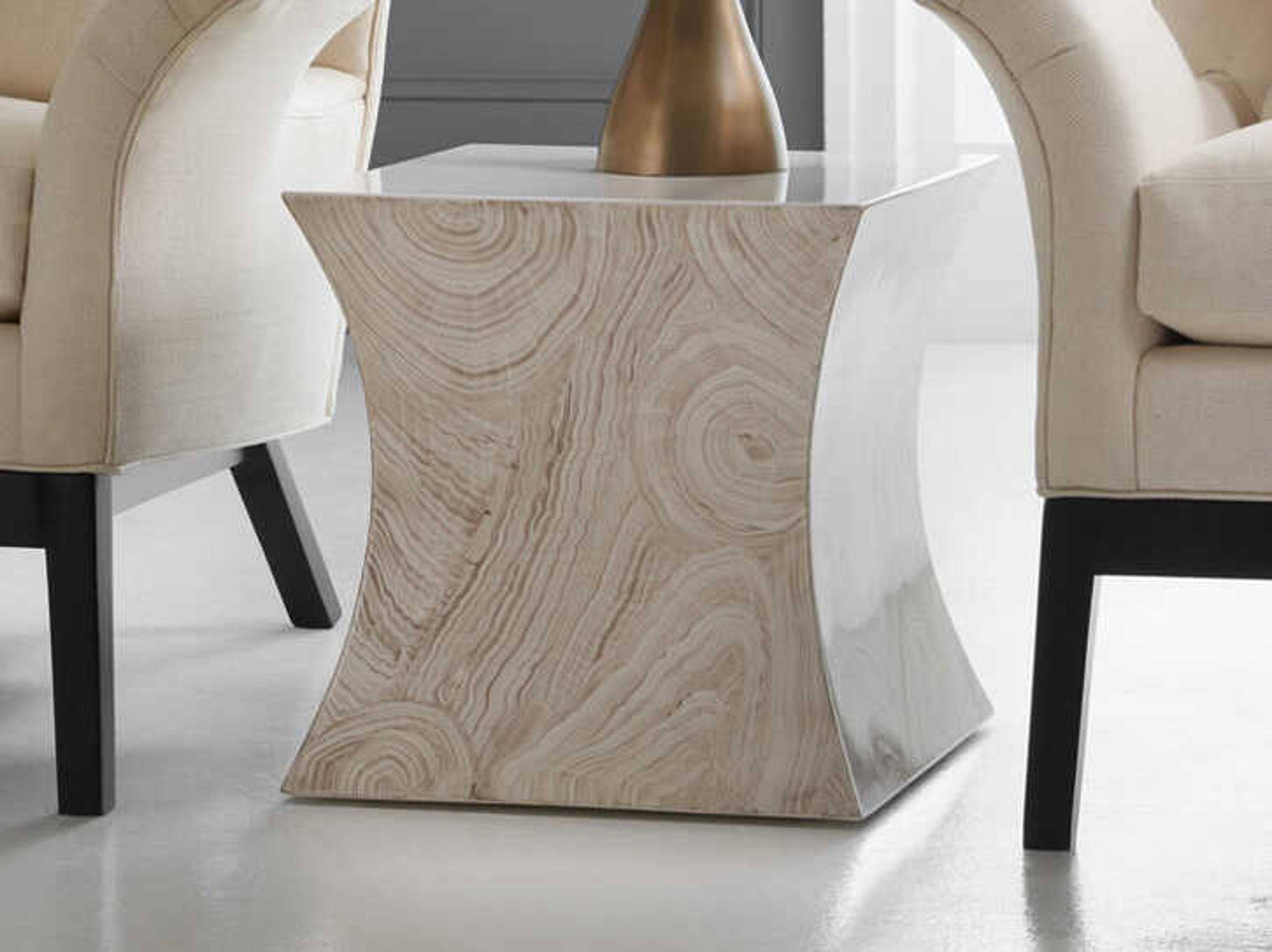 Modern History Home Aero Square Marble End Table