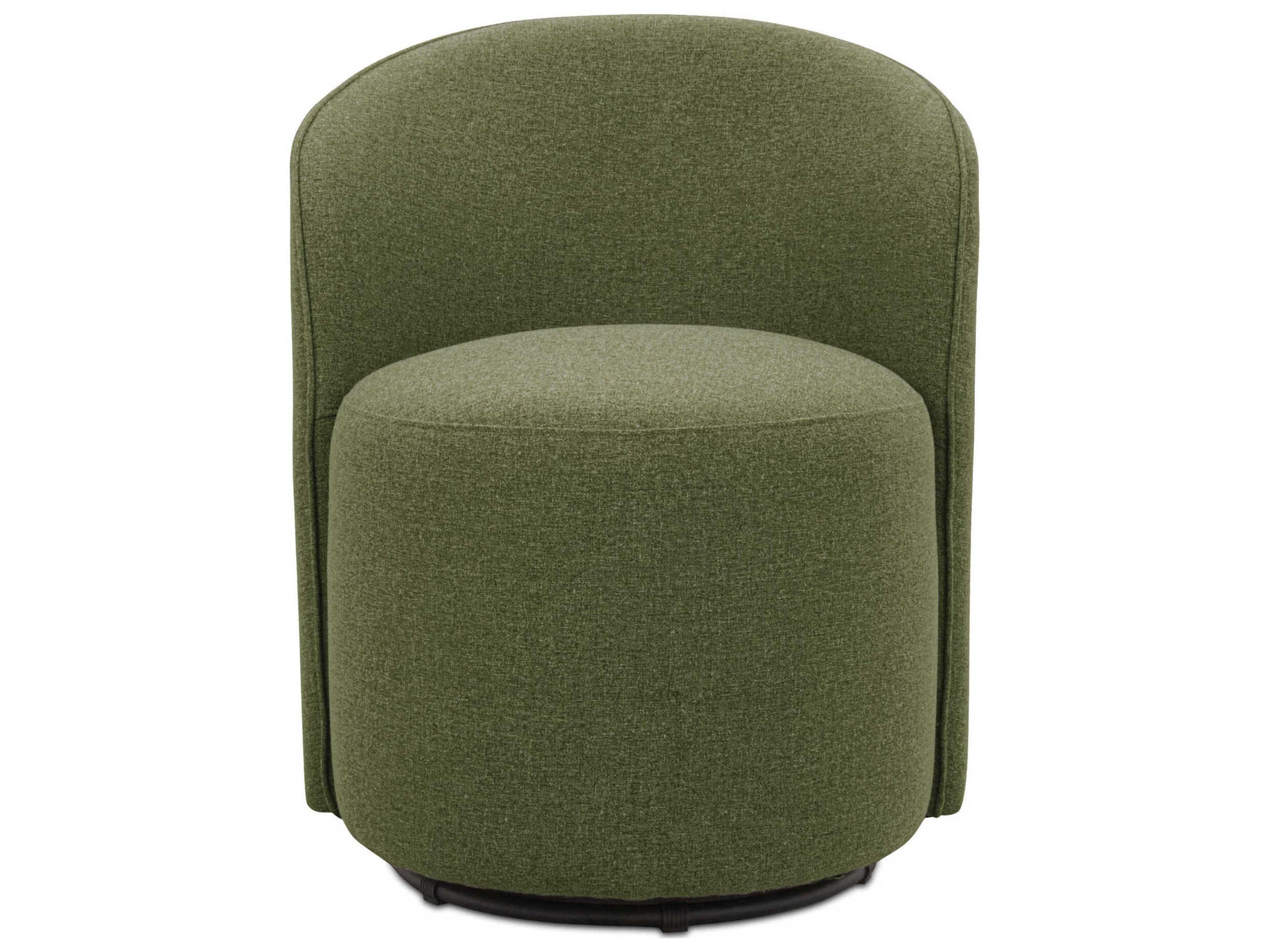 Moe's Home Outdoor Sylvie Green Fabric Cushion Dining Chair