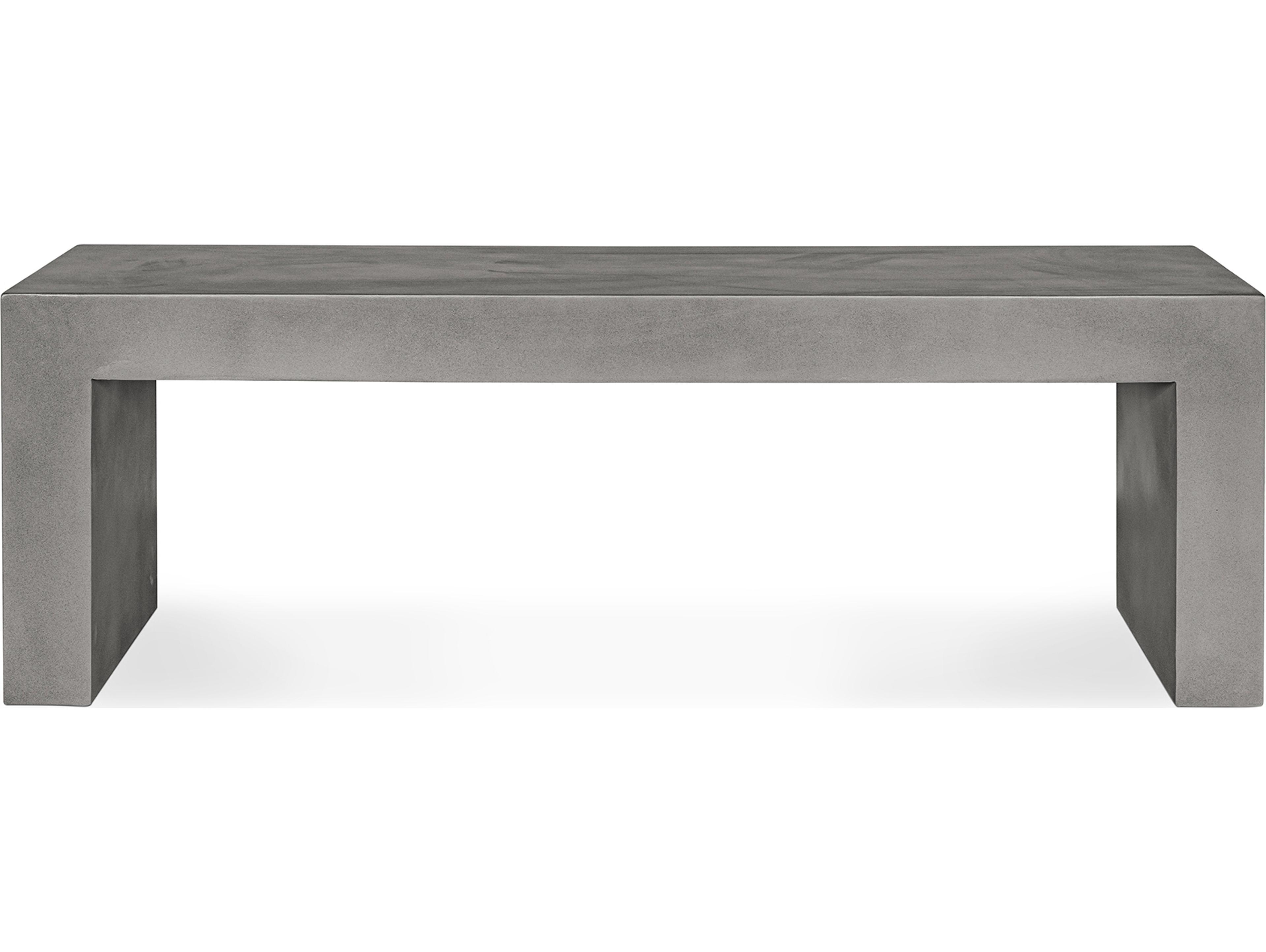 Moe's Home Outdoor Dark Grey Lazarus Bench