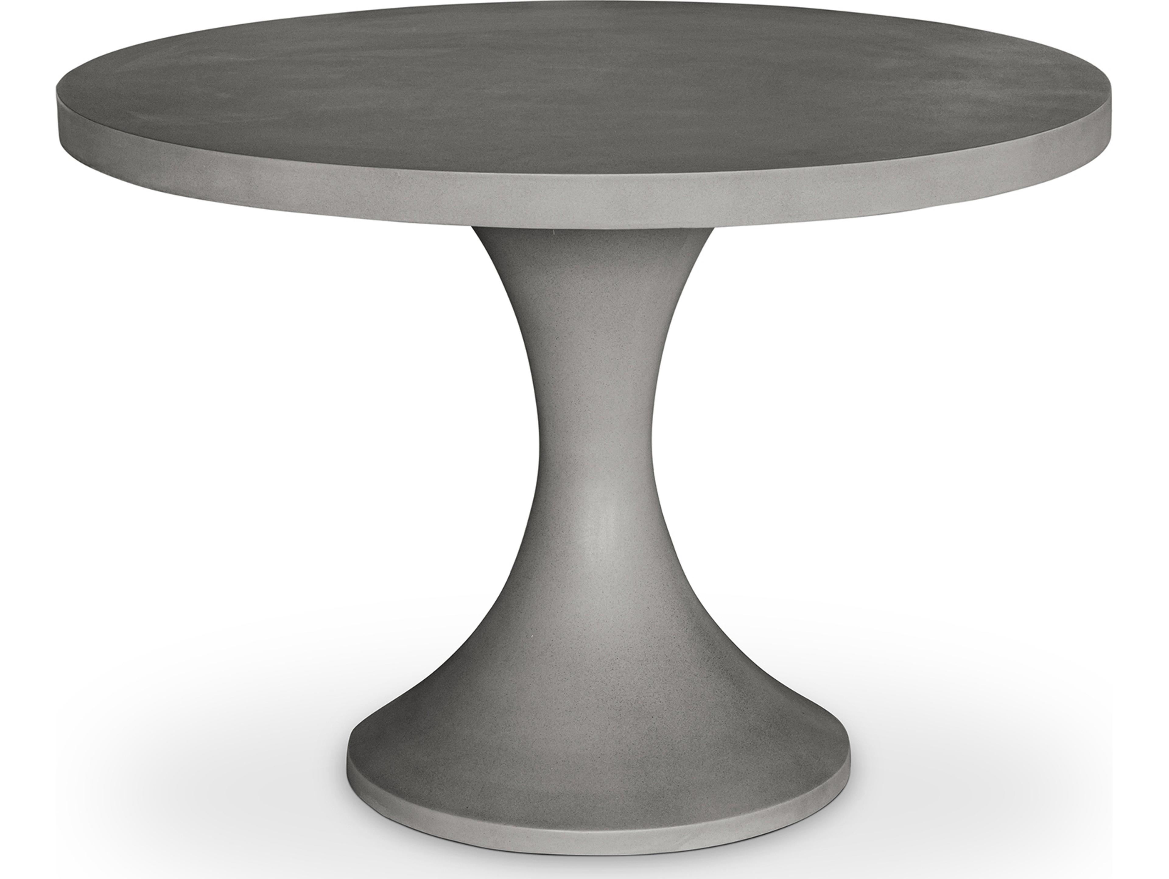 Moe's Home Outdoor Isadora Dining Table Dark Grey