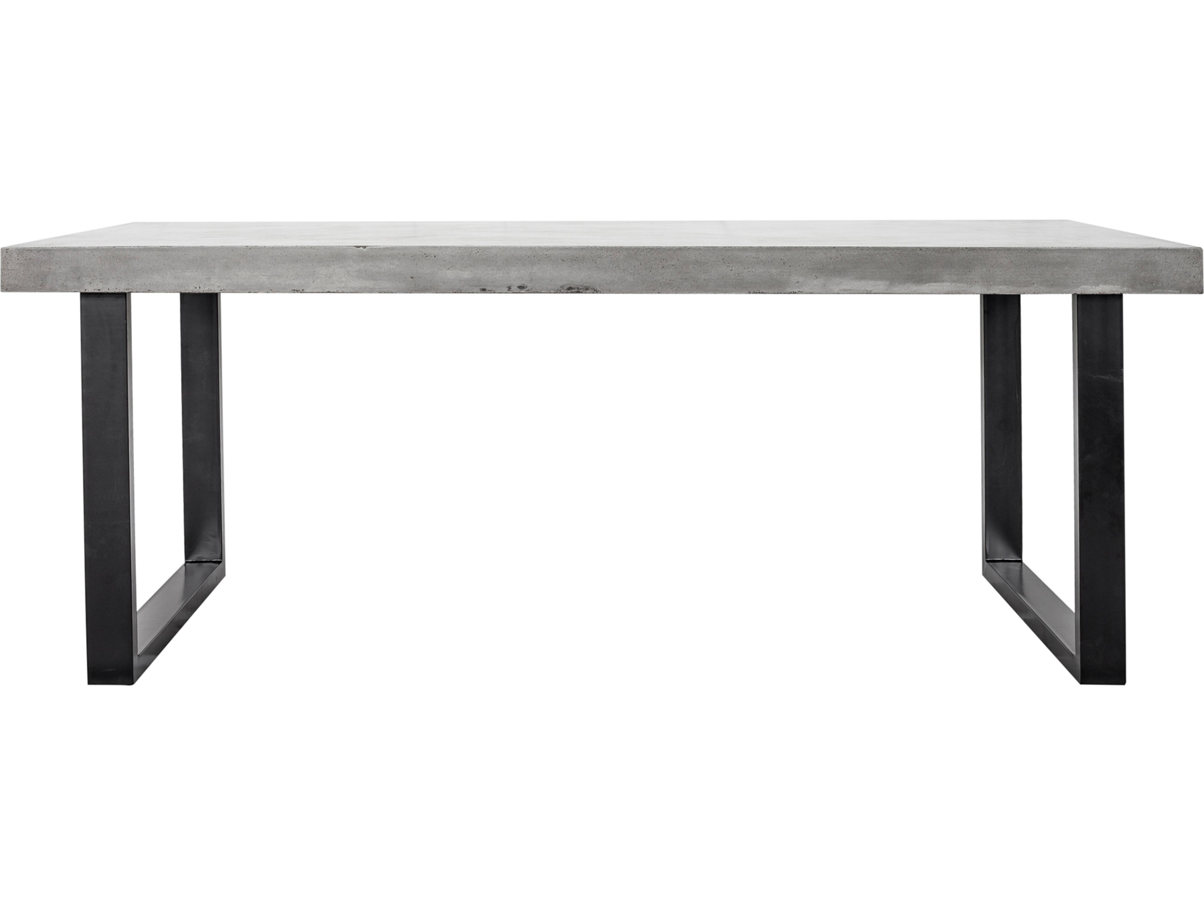 Moe's Home Outdoor Jedrik Large Dining Table Dark Grey