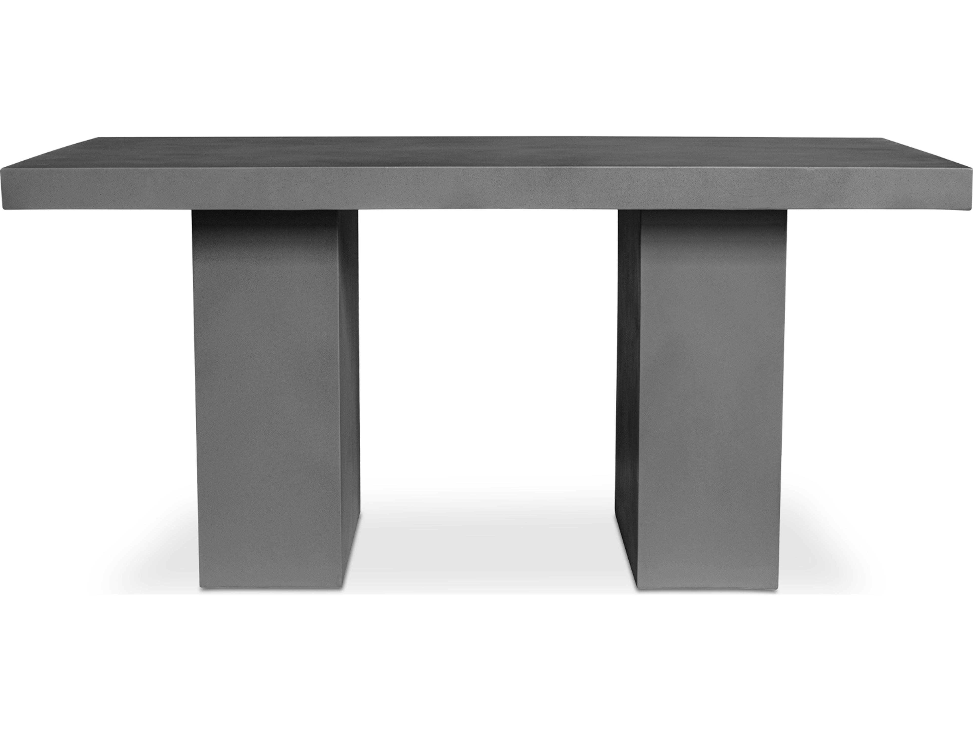 Moe's Home Outdoor Aurelius Dining Table Dark Grey