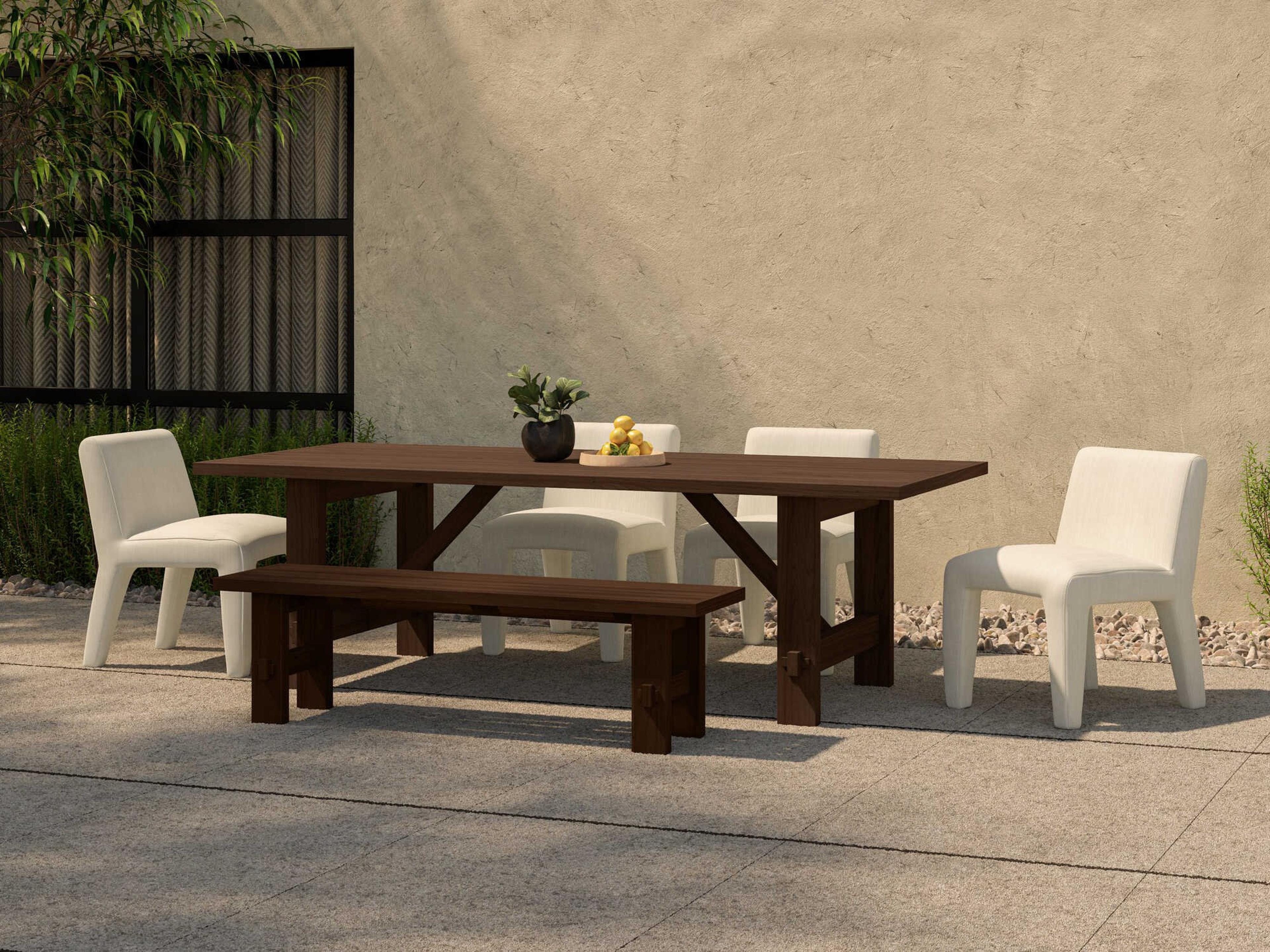 Moe's Home Outdoor Marina Wood Dining Set