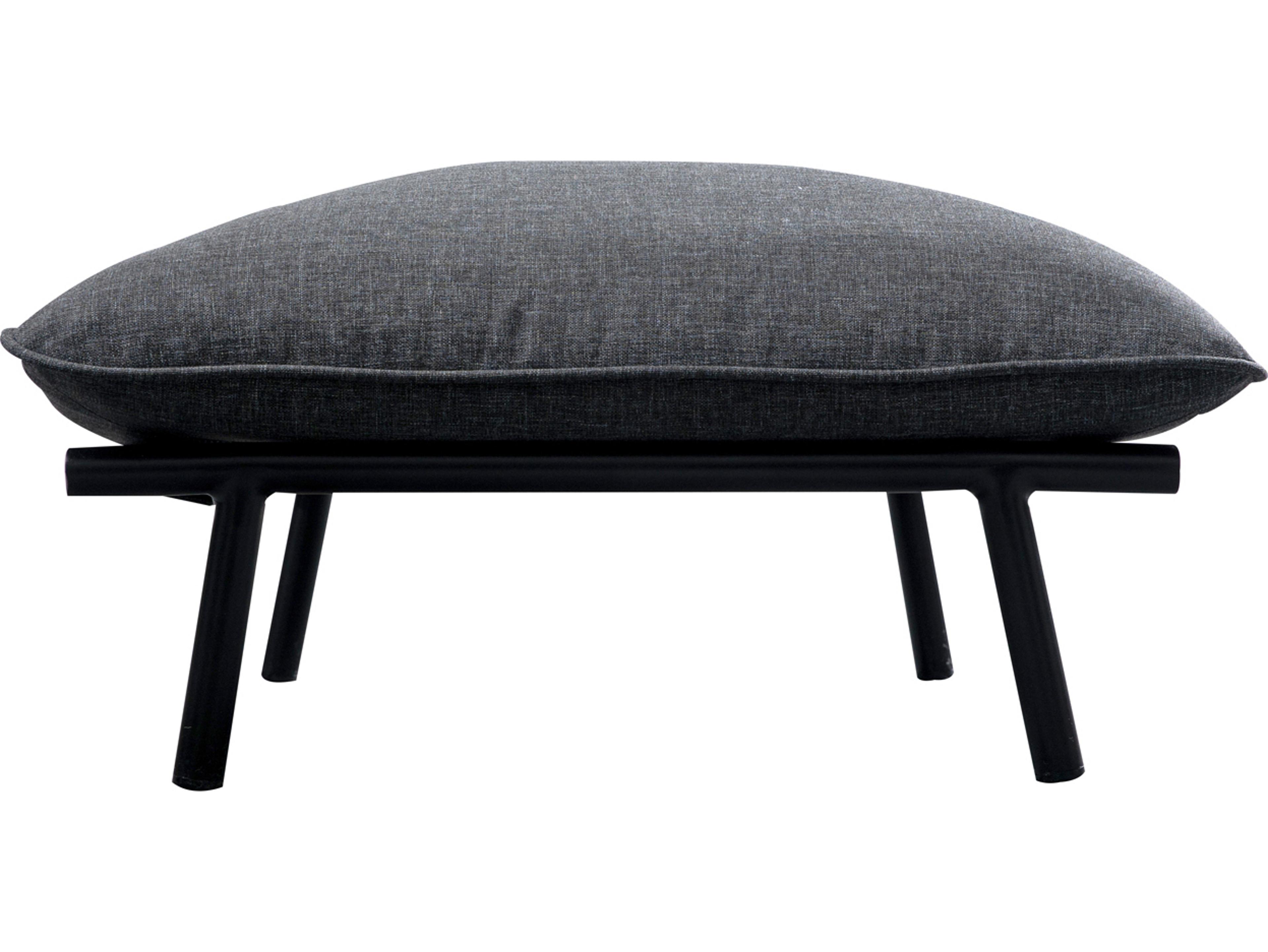 Moe's Home Outdoor Morgan Fabric Cushion Ottoman