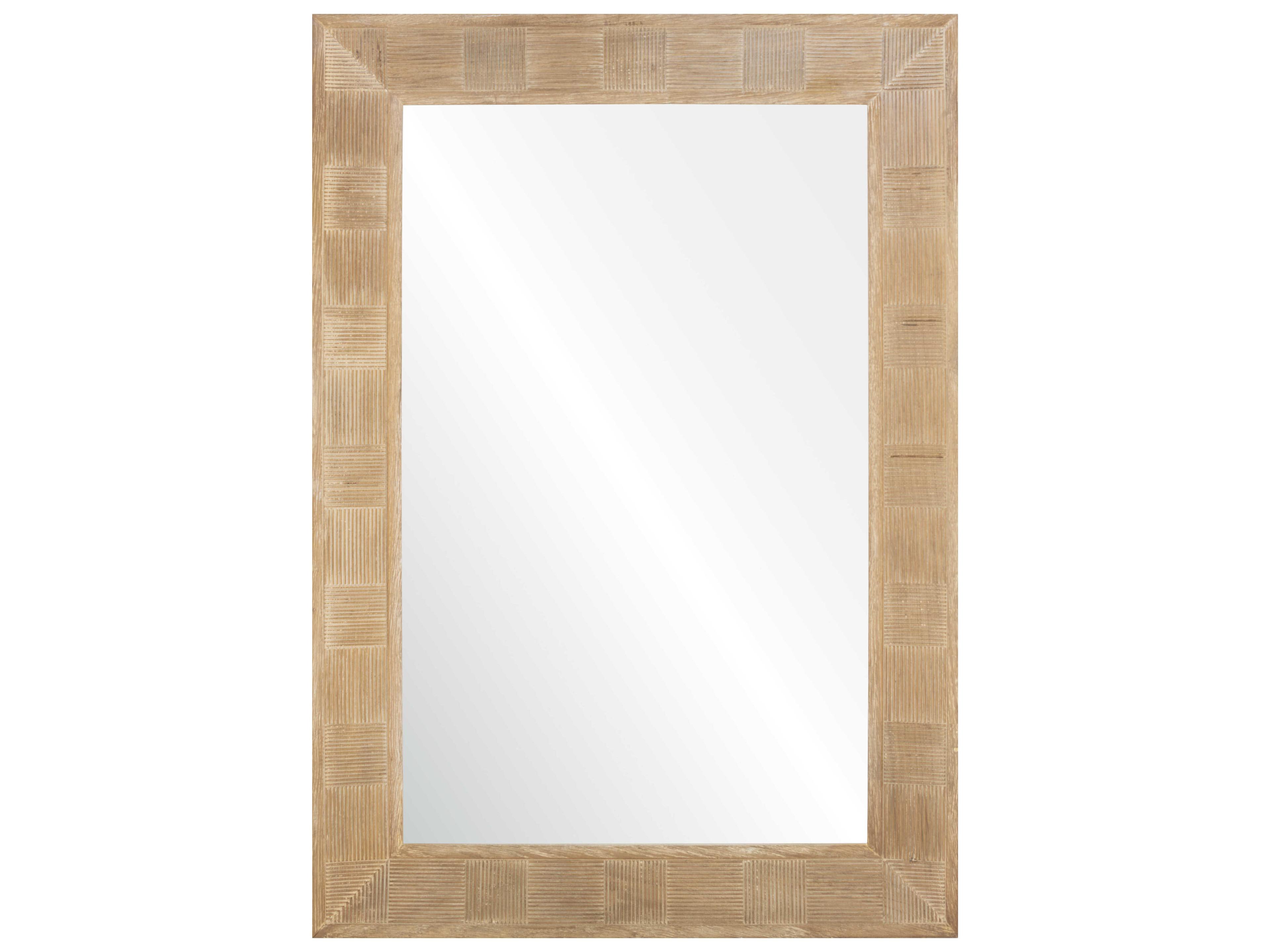 Mirror Home Michael S. Smith Cerused Oak Rectangular Wall Mirror
