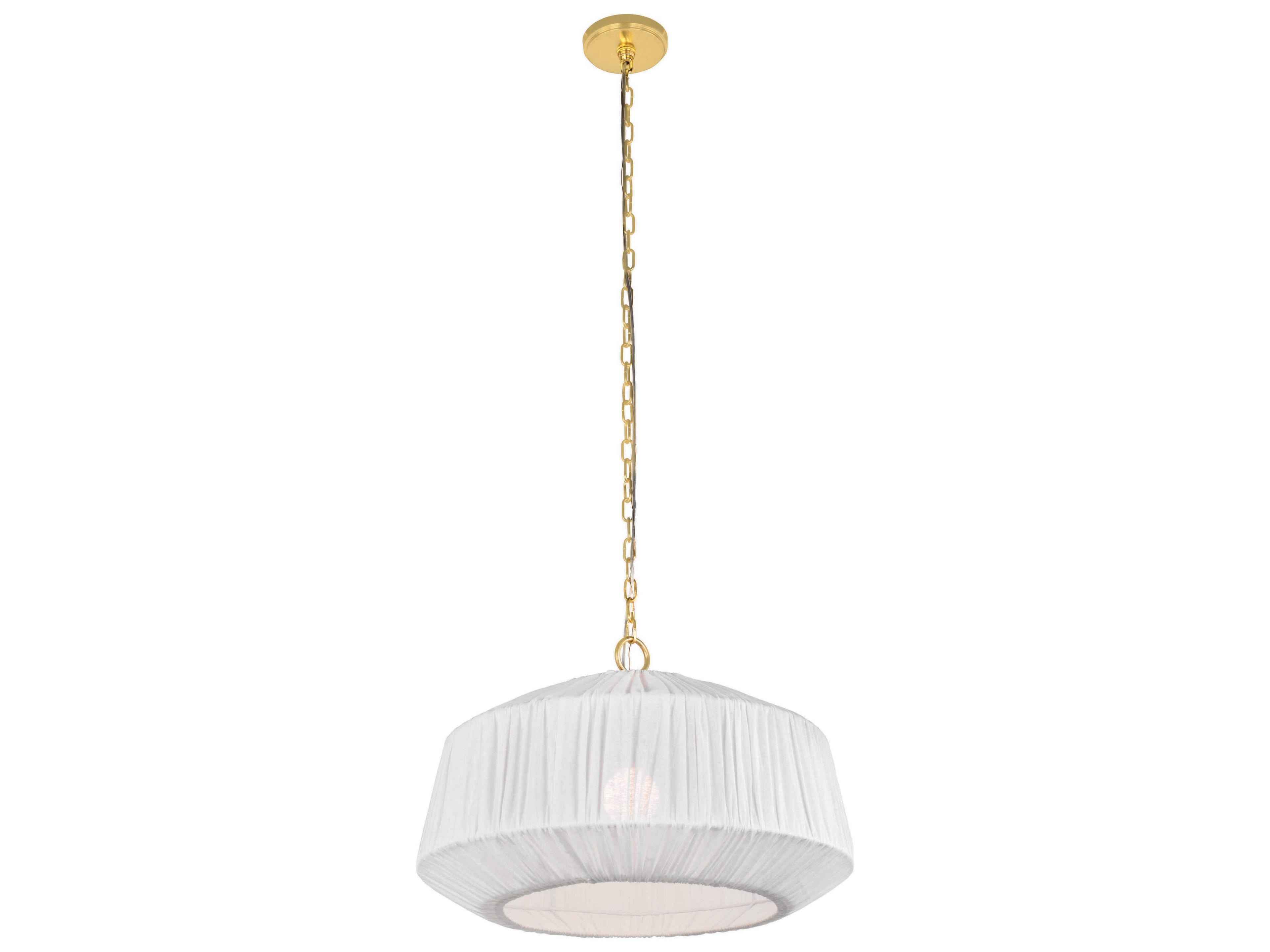 Mitzi Amanza 1-Light Aged Brass Pendant