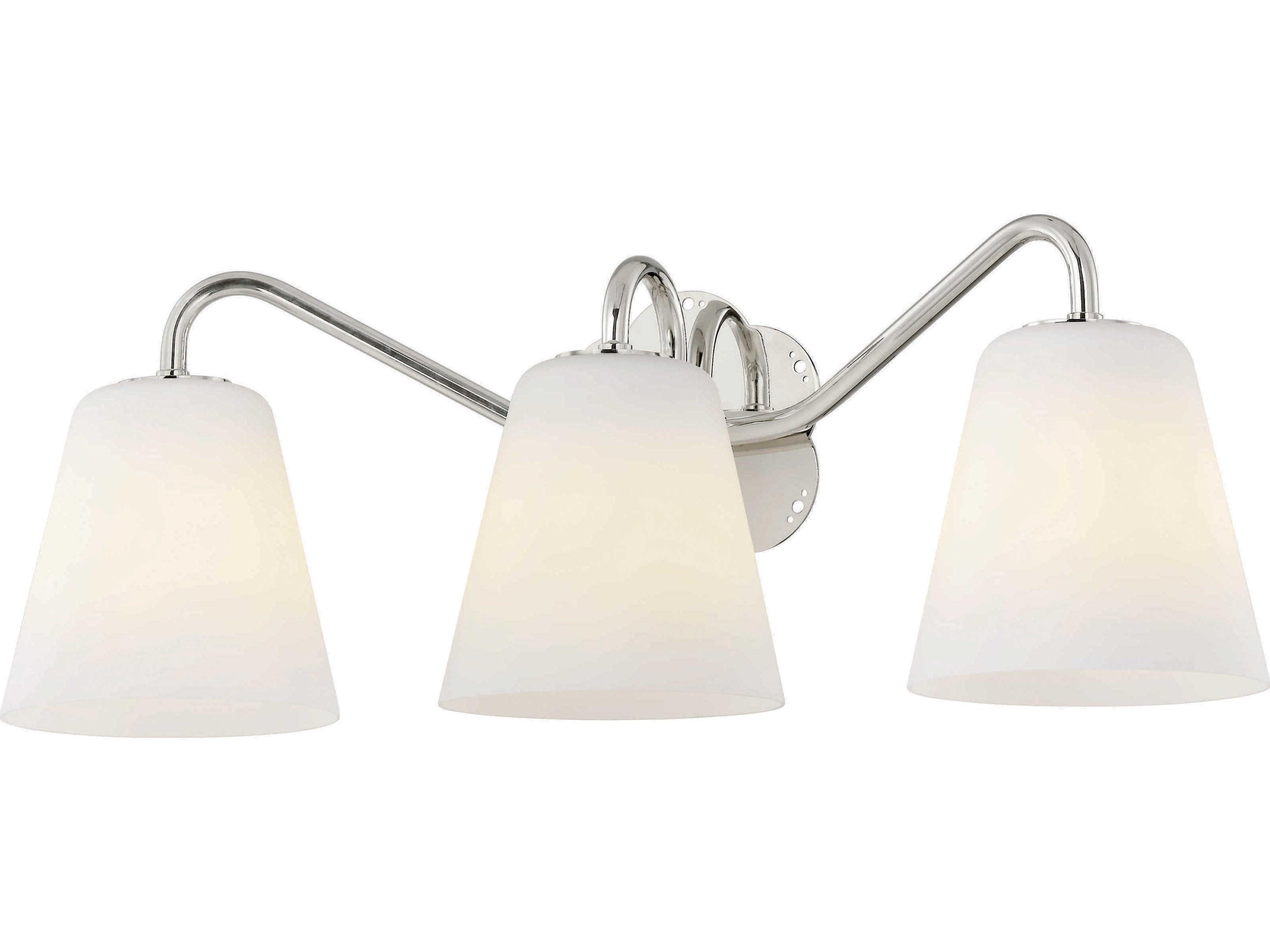 Mitzi Leonella 3-Light Polished Nickel Vanity Light