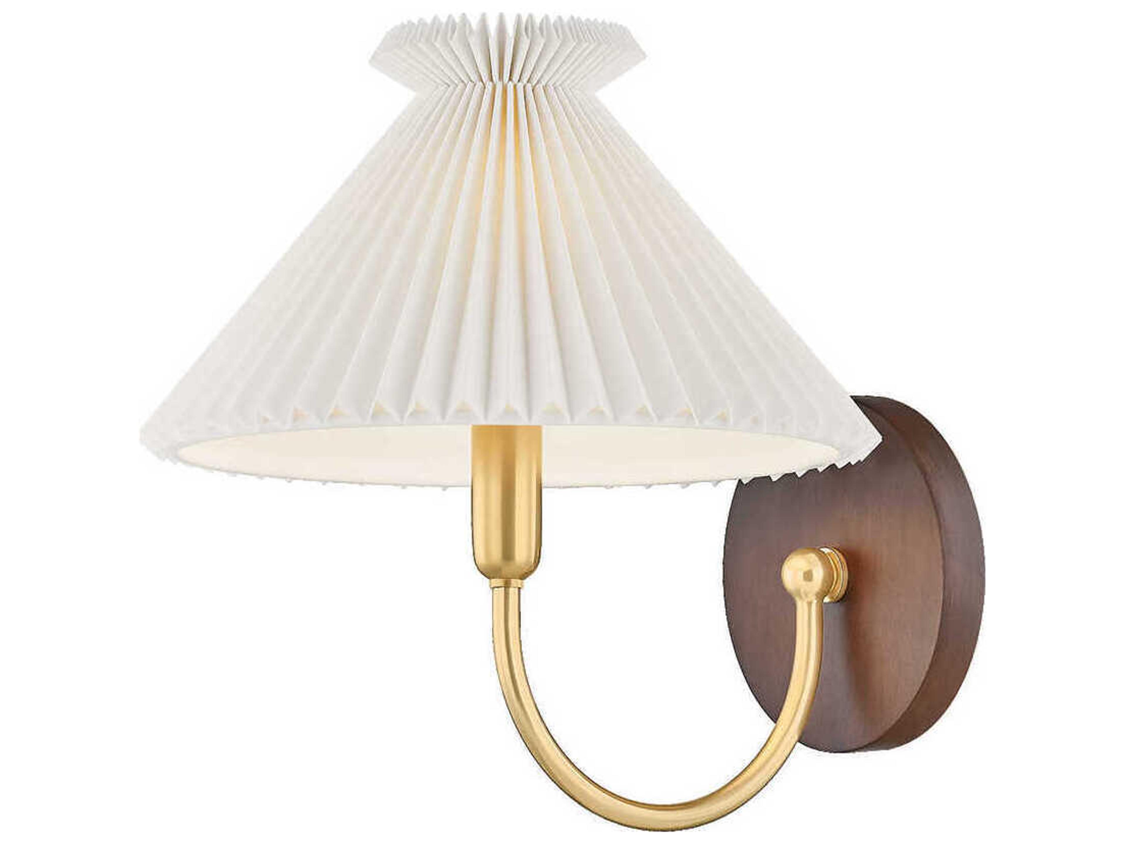 Mitzi Acacia 1-Light Aged Brass Wall Sconce
