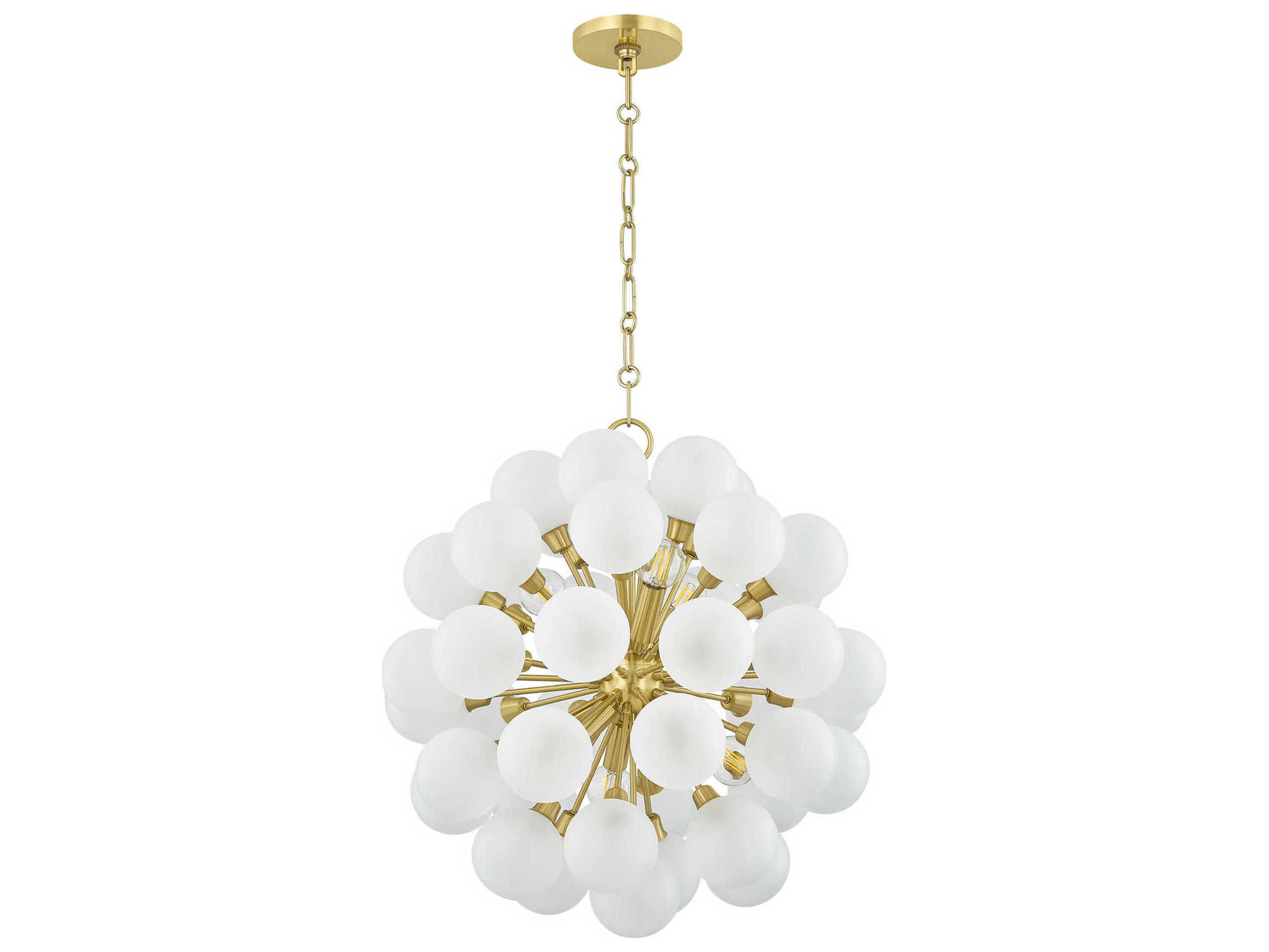 Mitzi Antoneta 6-Light Aged Brass Sputnik Pendant