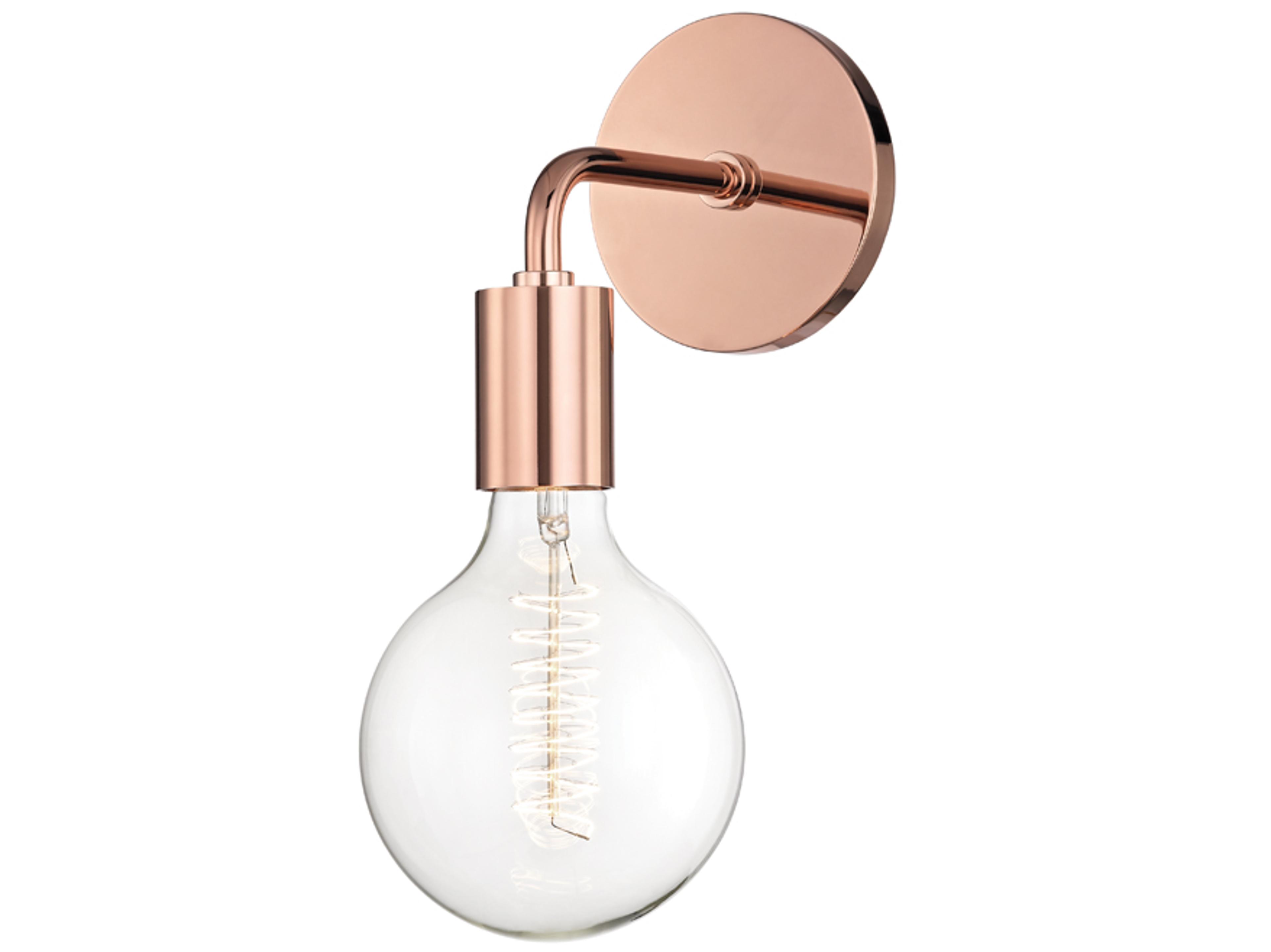 Mitzi Ava 1-Light Polished Copper Wall Sconce