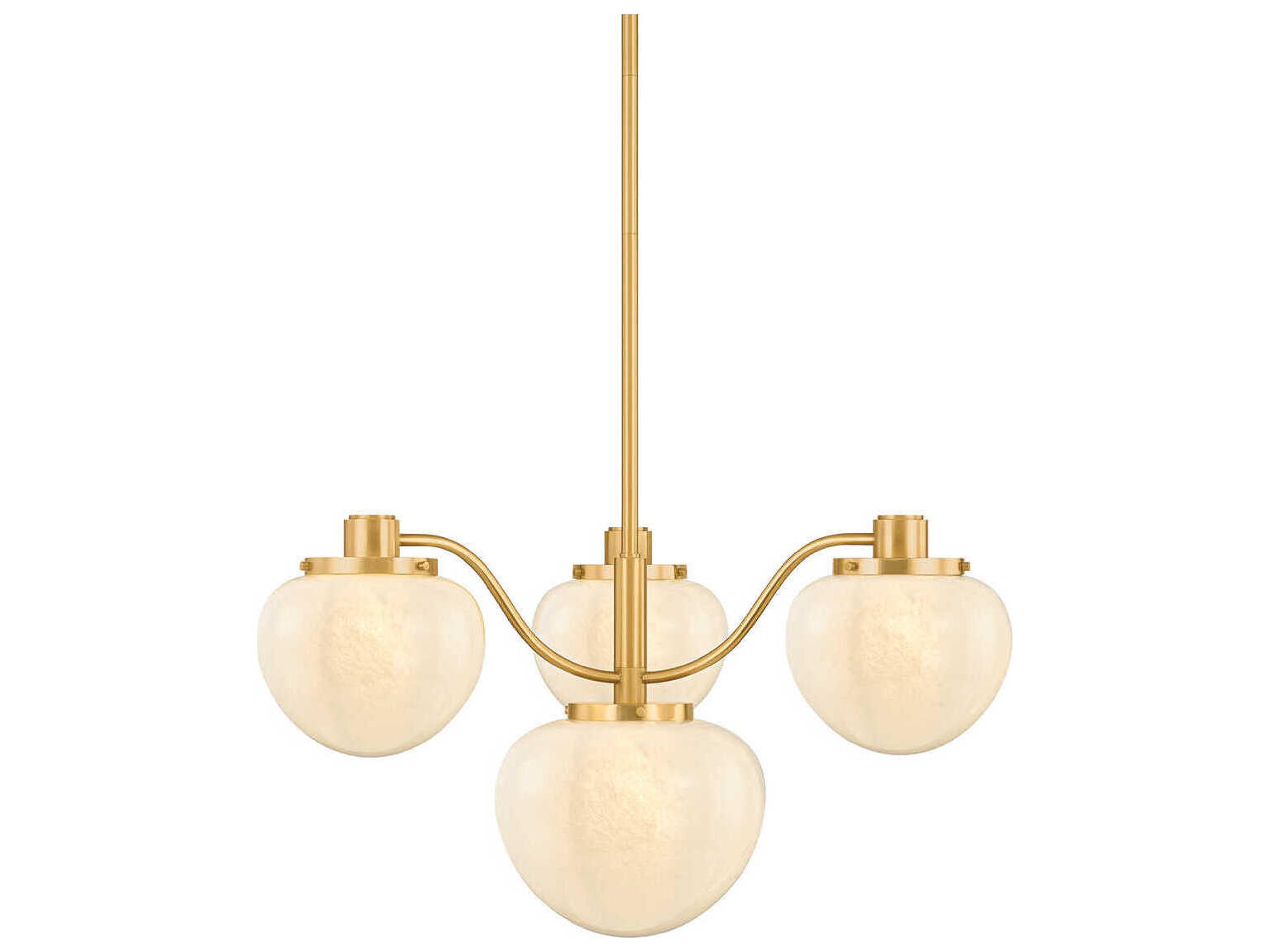 Mitzi Kristen 4-Light Aged Brass Chandelier