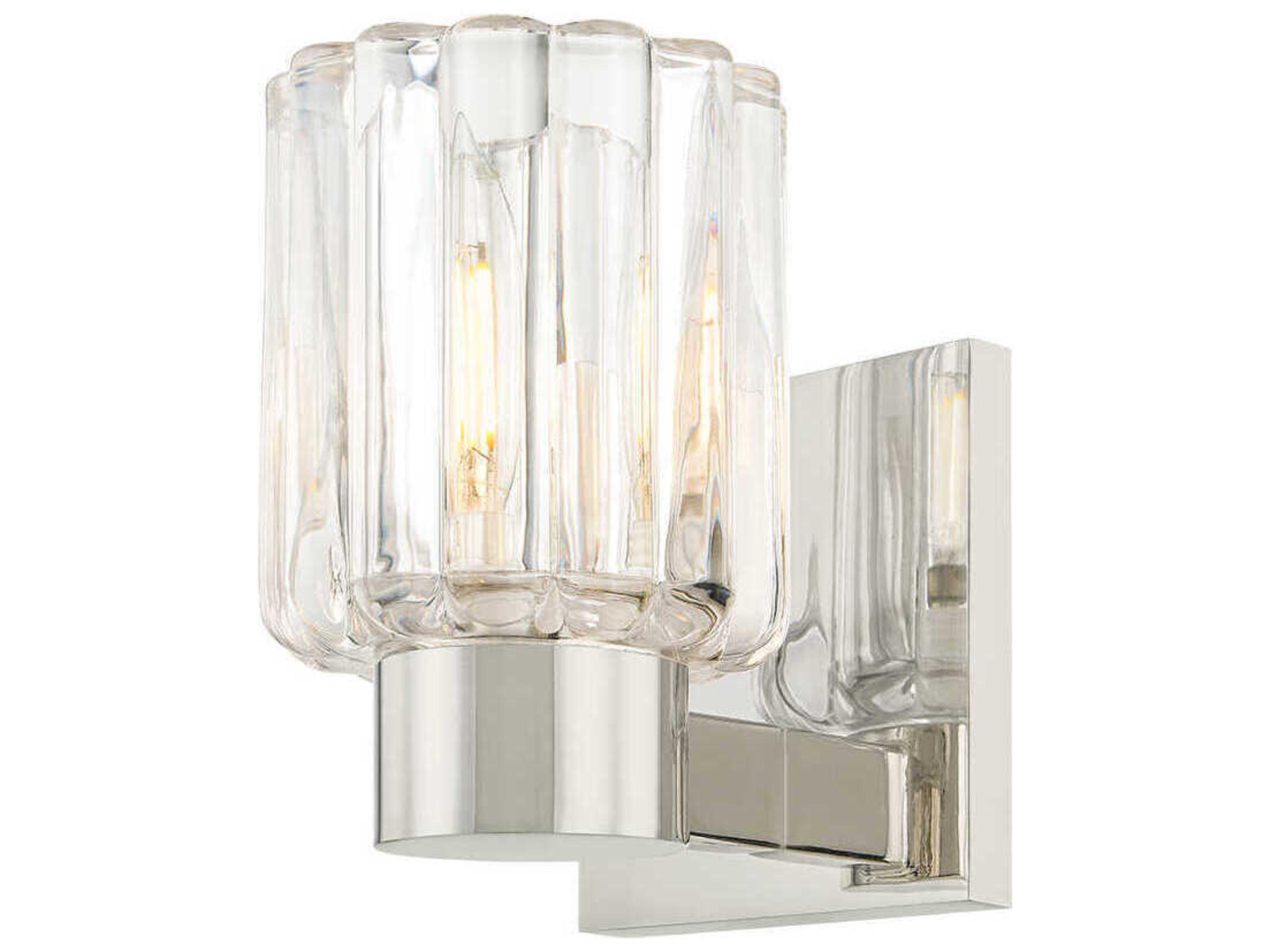 Mitzi Danae 1-Light Polished Nickel Wall Sconce