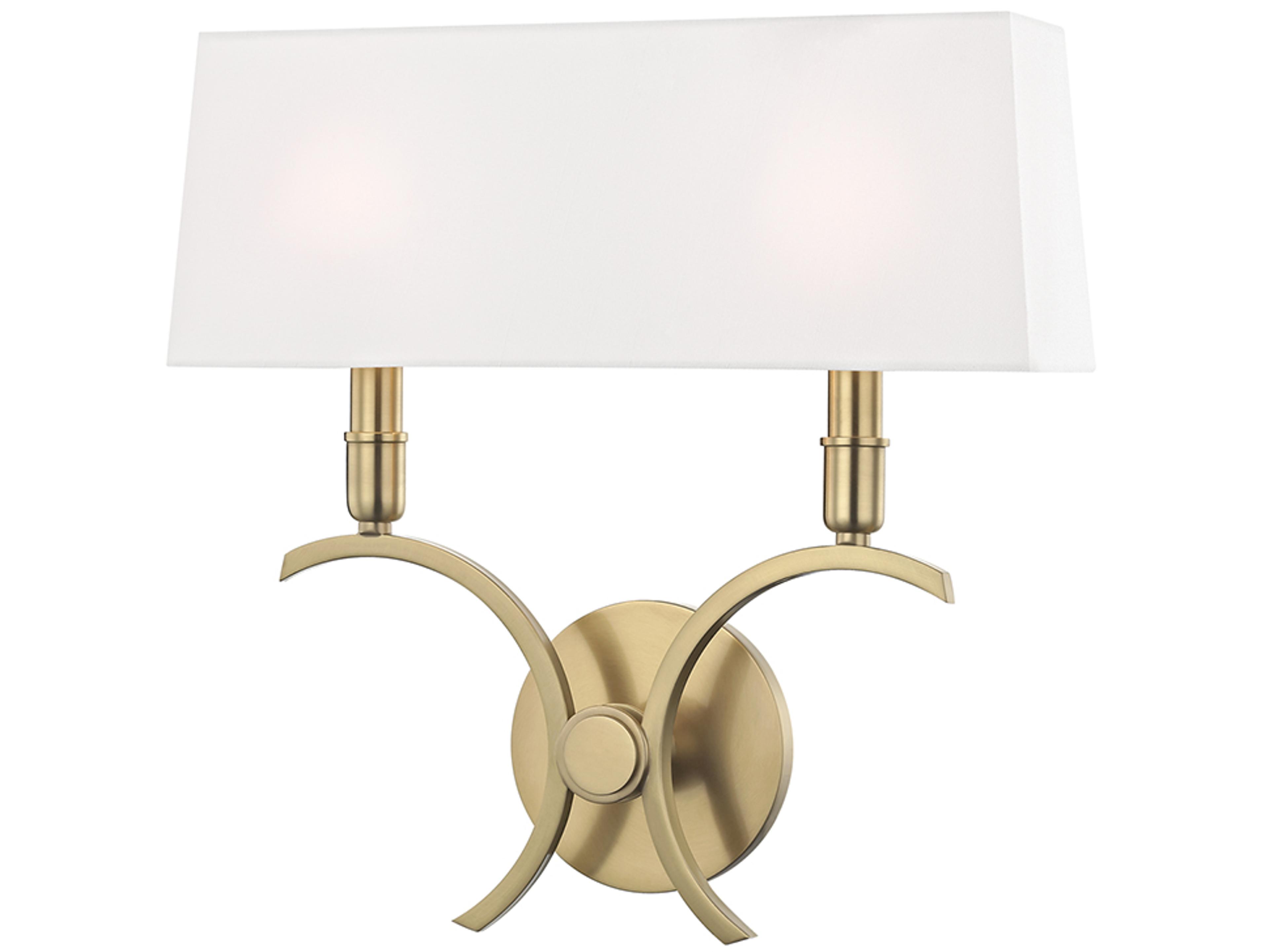 Mitzi Gwen 2-Light Aged Brass Wall Sconce
