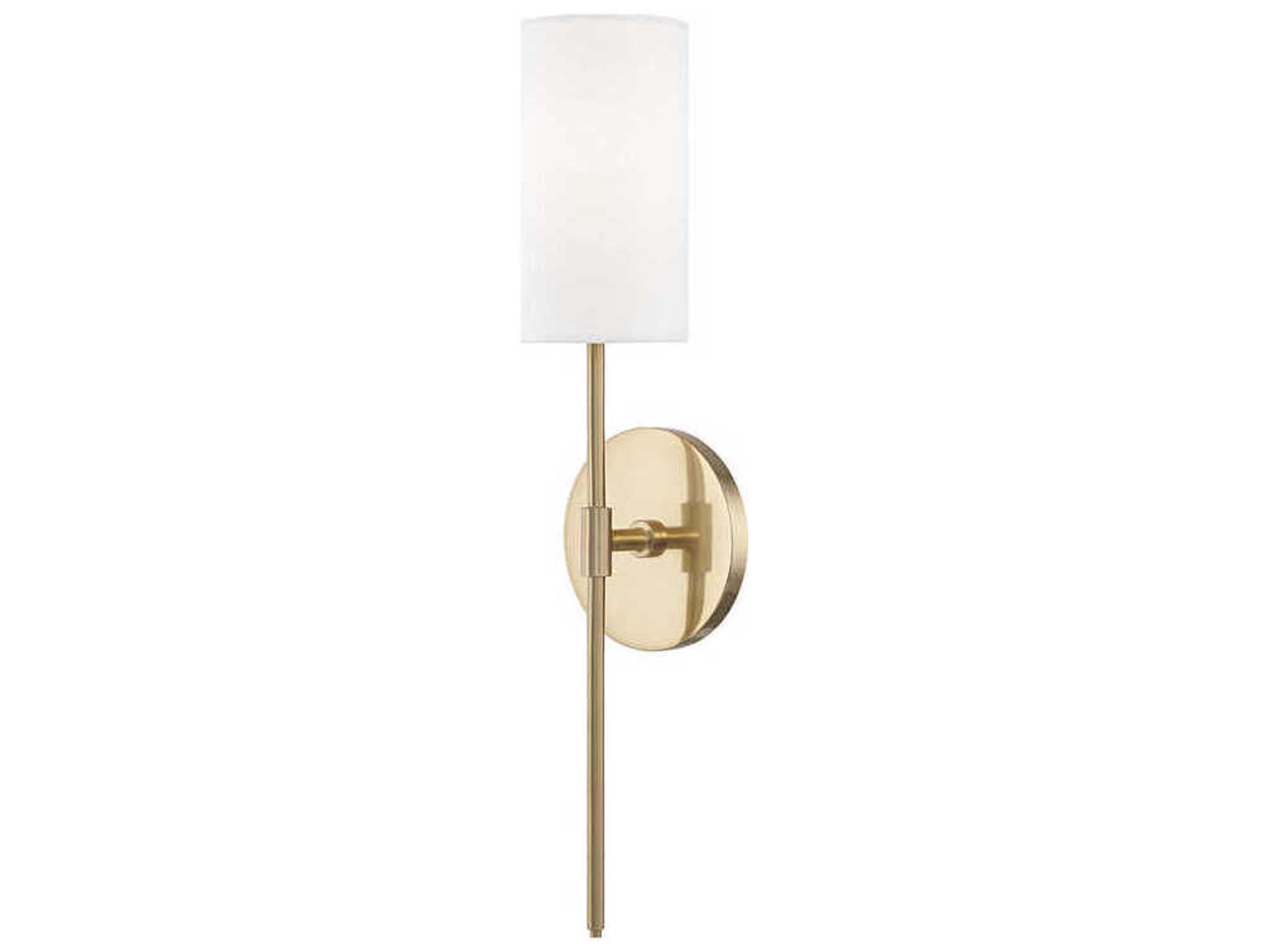 Mitzi Olivia 1-Light Aged Brass Wall Sconce