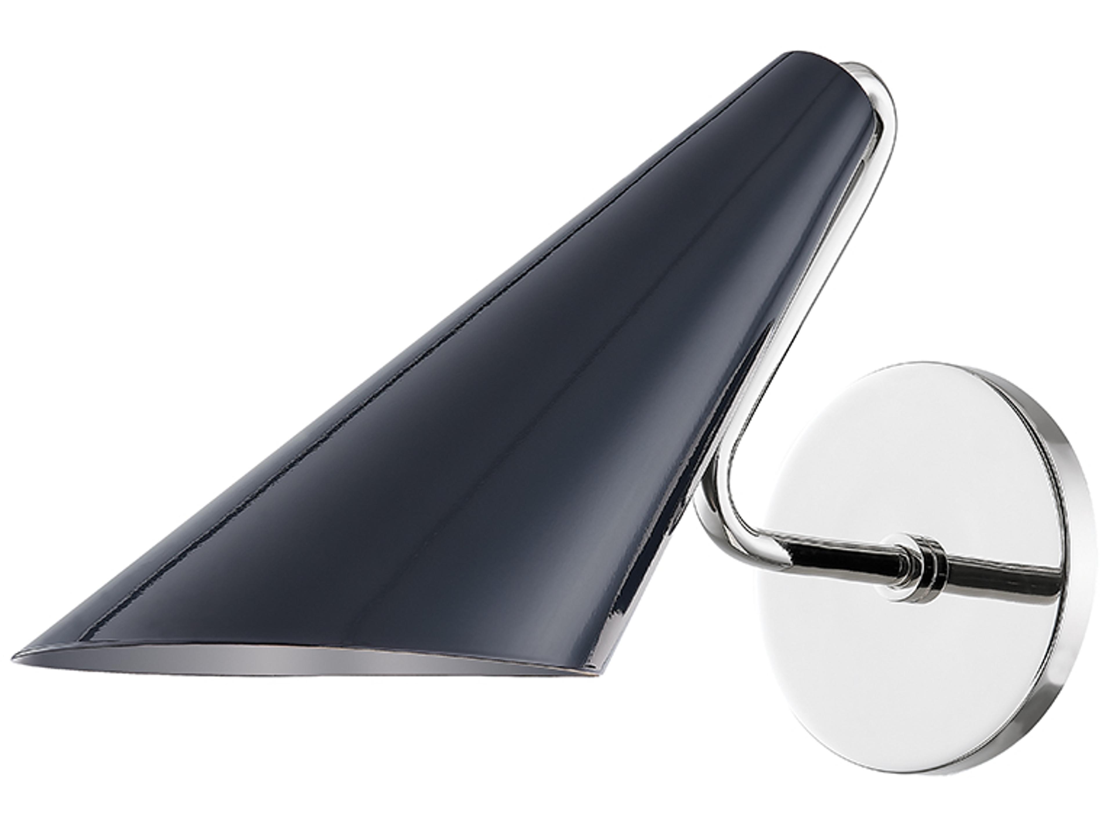 Mitzi Talia 1-Light Polished Nickel Midnight Blue Combo Wall Sconce