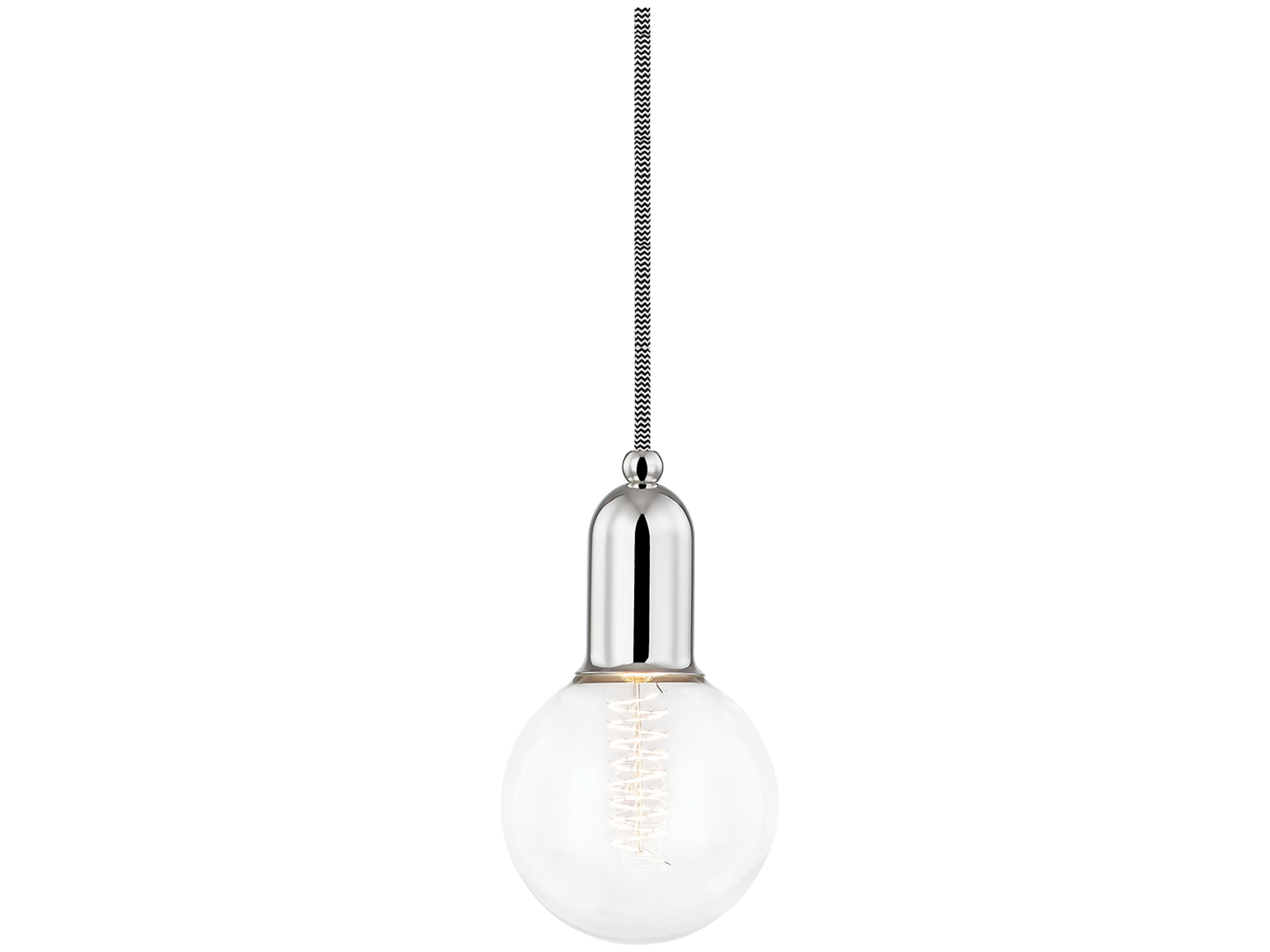 Mitzi Bryce 1-Light Polished Nickel Mini Pendant