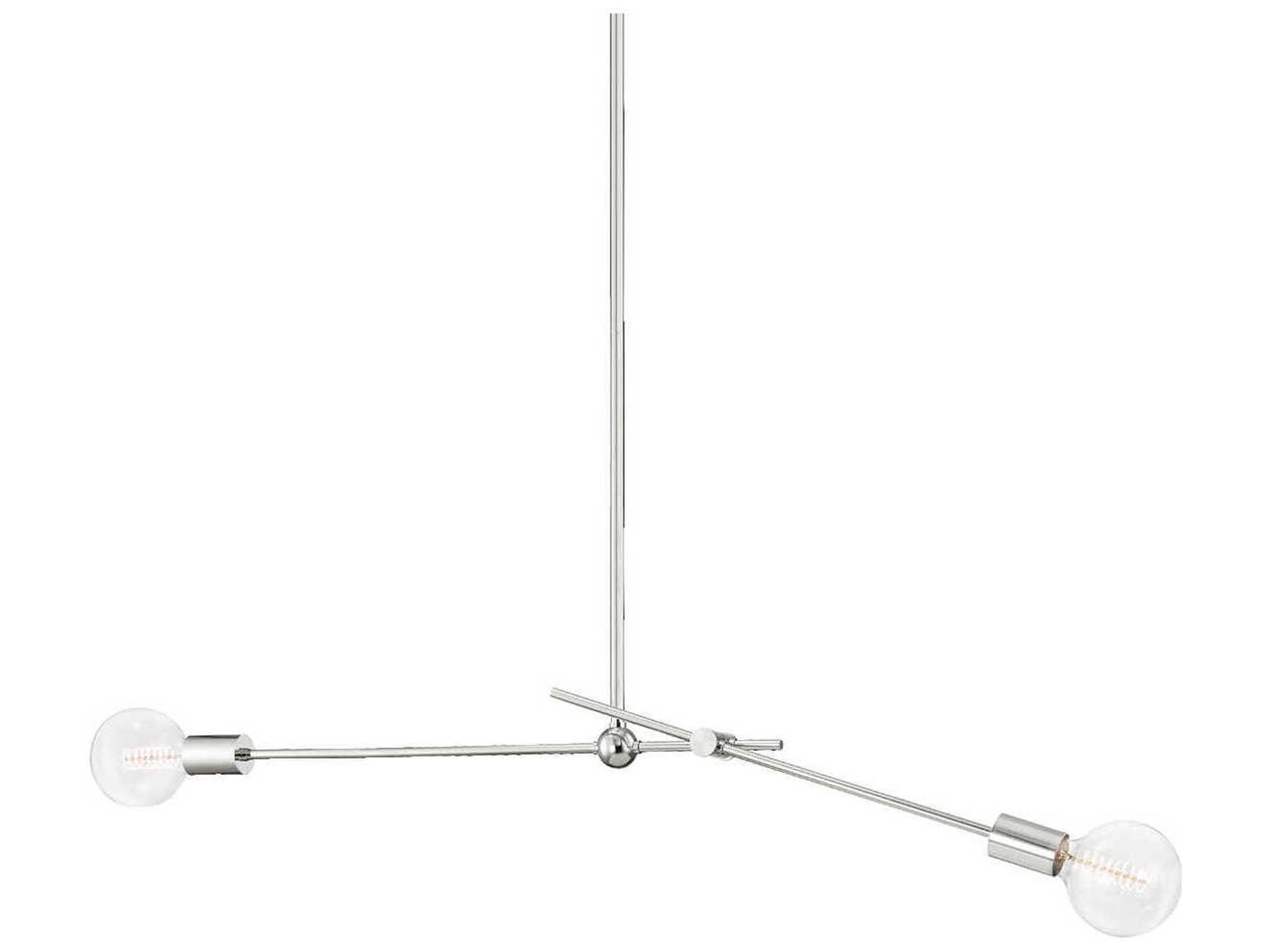 Mitzi Gale 2-Light Polished Nickel Linear Pendant
