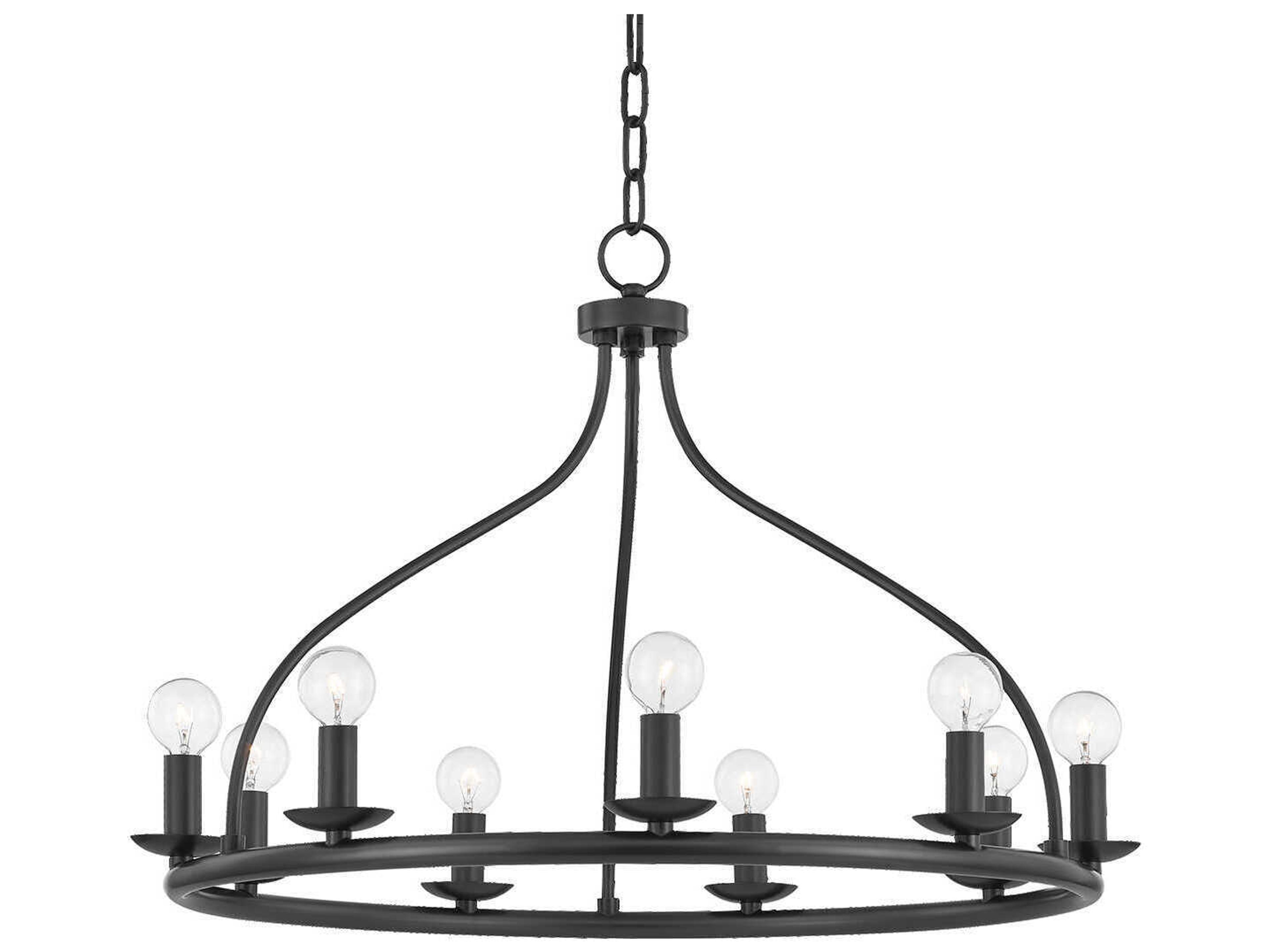 Mitzi Kendra 9-Light Old Bronze Candelabra Chandelier