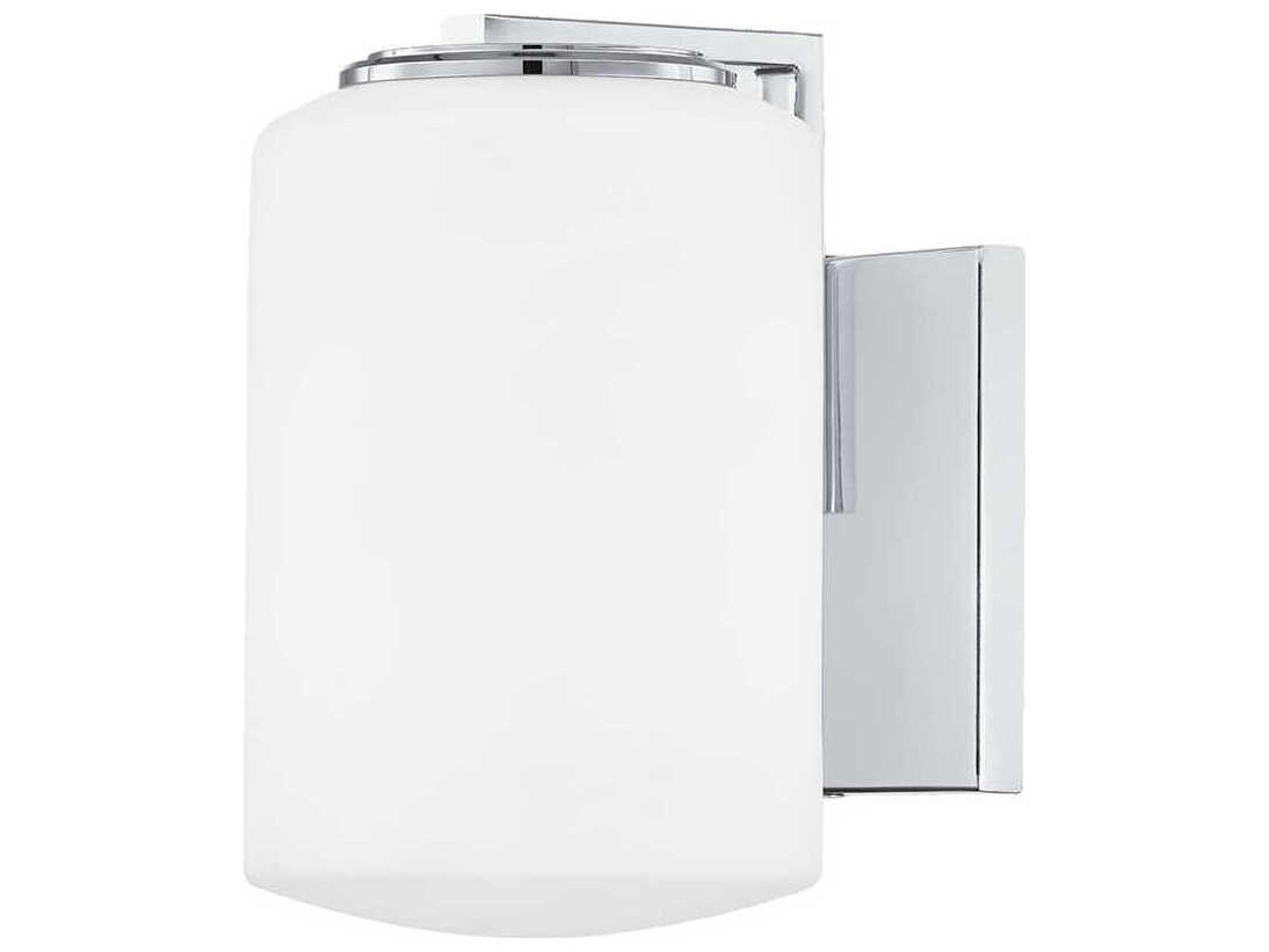 Mitzi Chantal 1-Light Polished Chrome Glass Wall Sconce