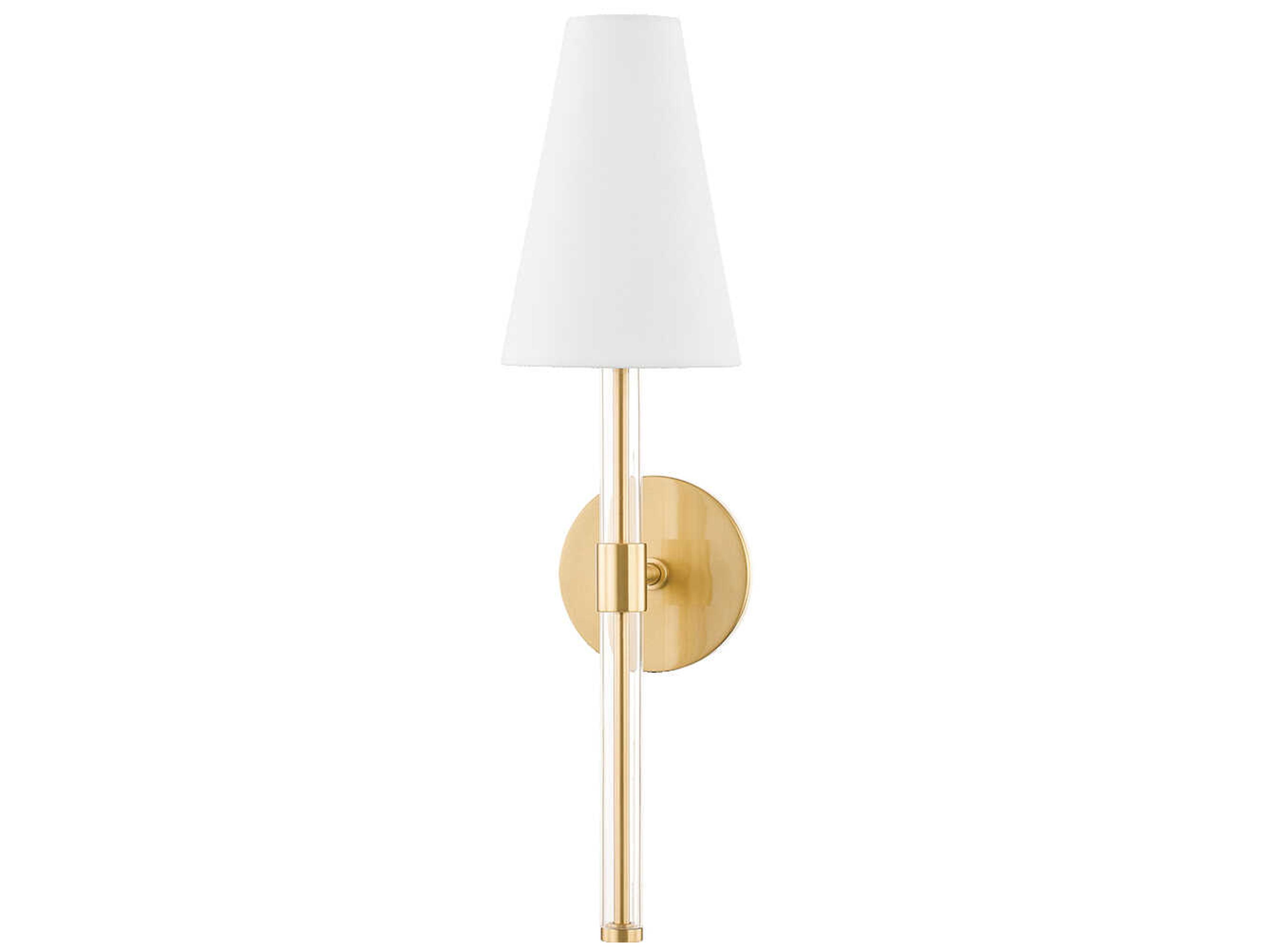 Mitzi Janelle 1-Light Aged Brass Wall Sconce
