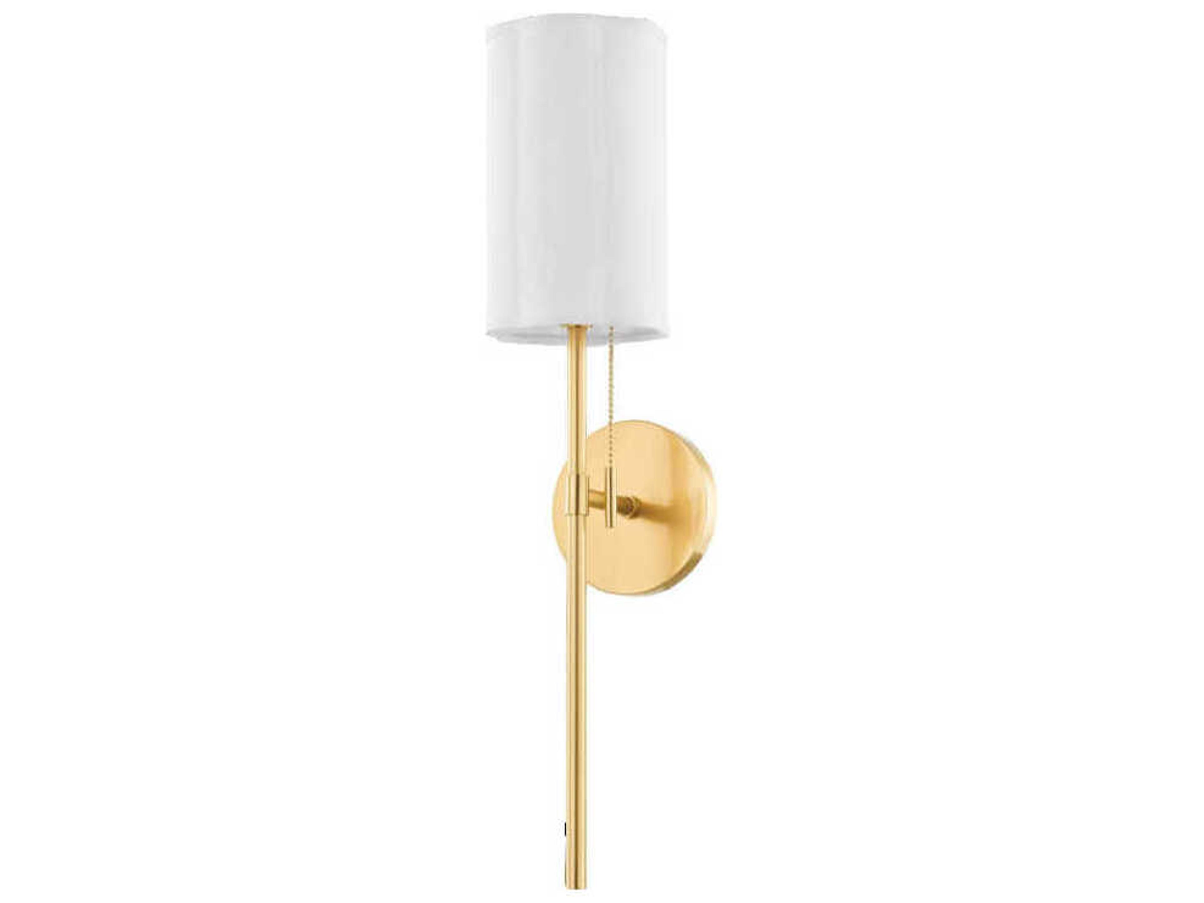 Mitzi Fawn 1-Light Aged Brass Wall Sconce