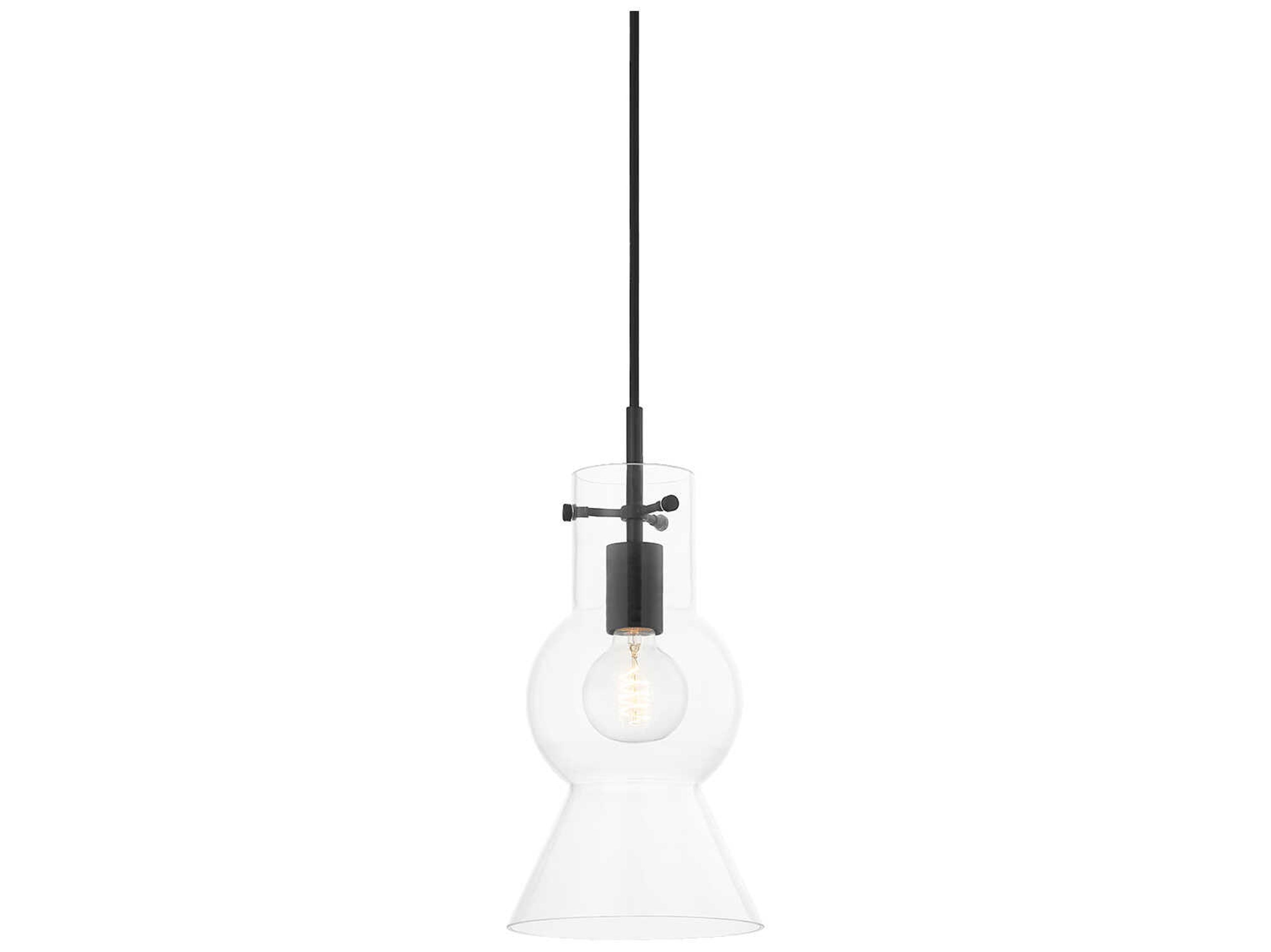 Mitzi Mirabel 1-Light Soft Black Mini Pendant