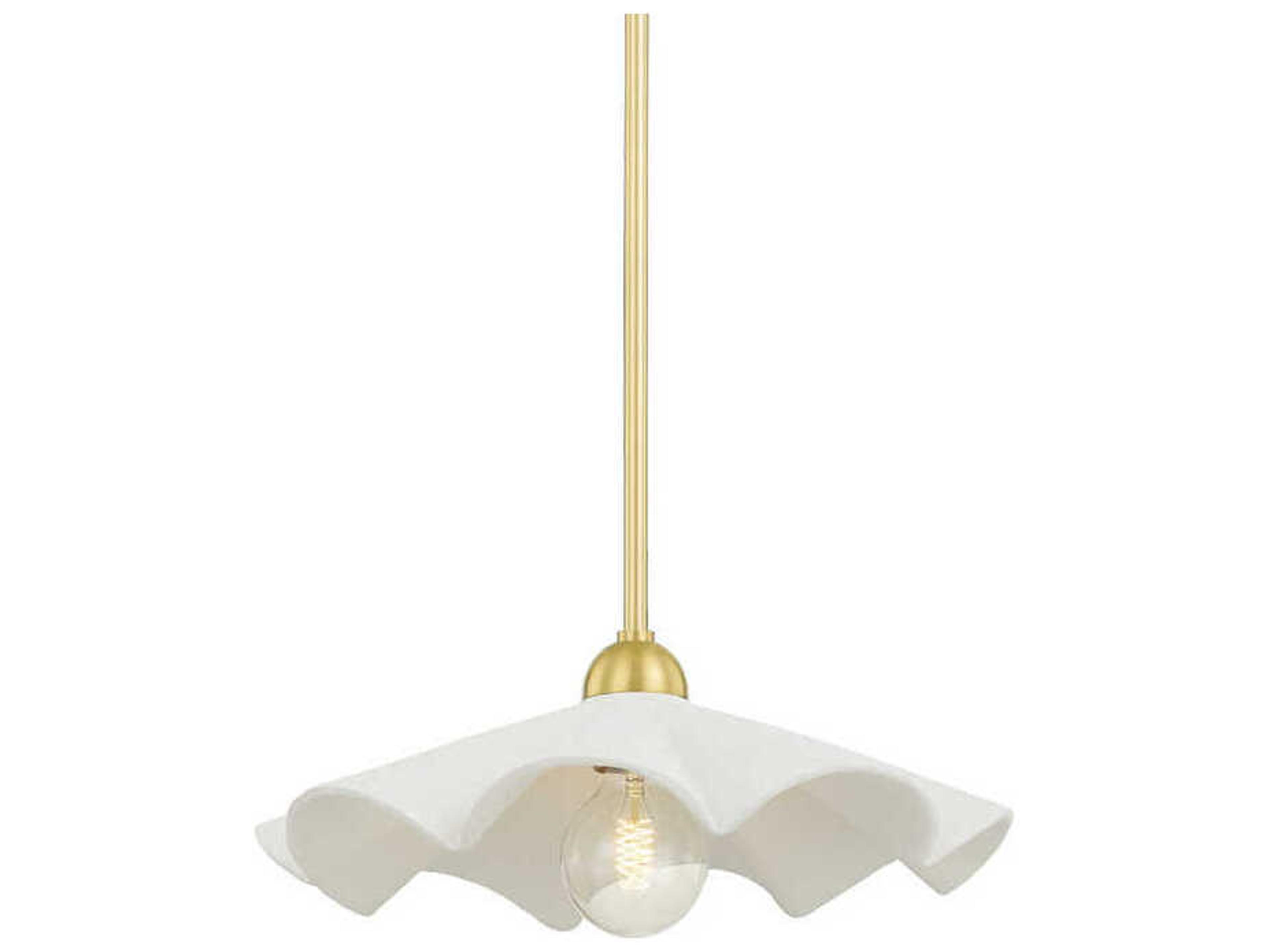 Mitzi Maisie 1-Light Aged Brass Pendant