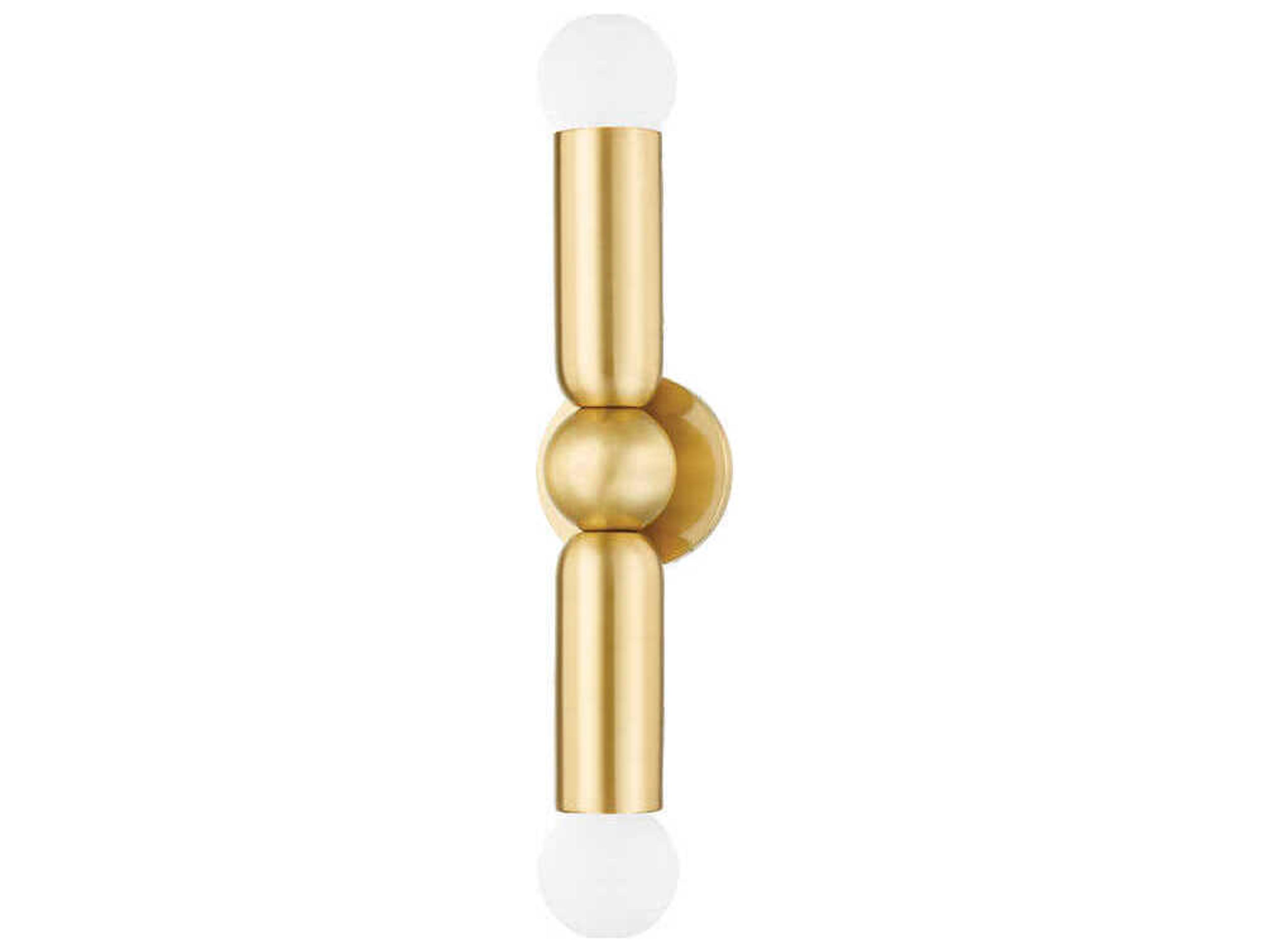 Mitzi Lolly 2-Light Aged Brass Wall Sconce
