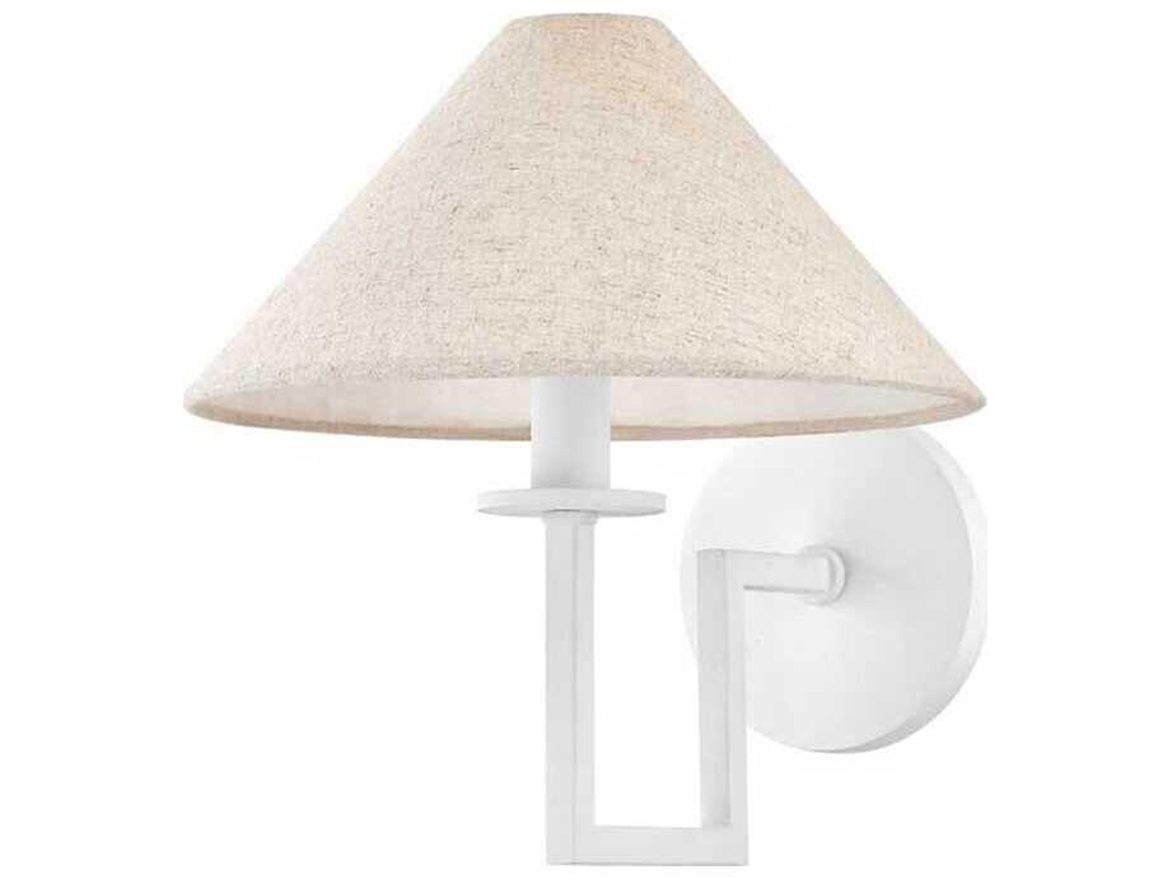 Mitzi Gladwyne 1-Light Textured White Wall Sconce
