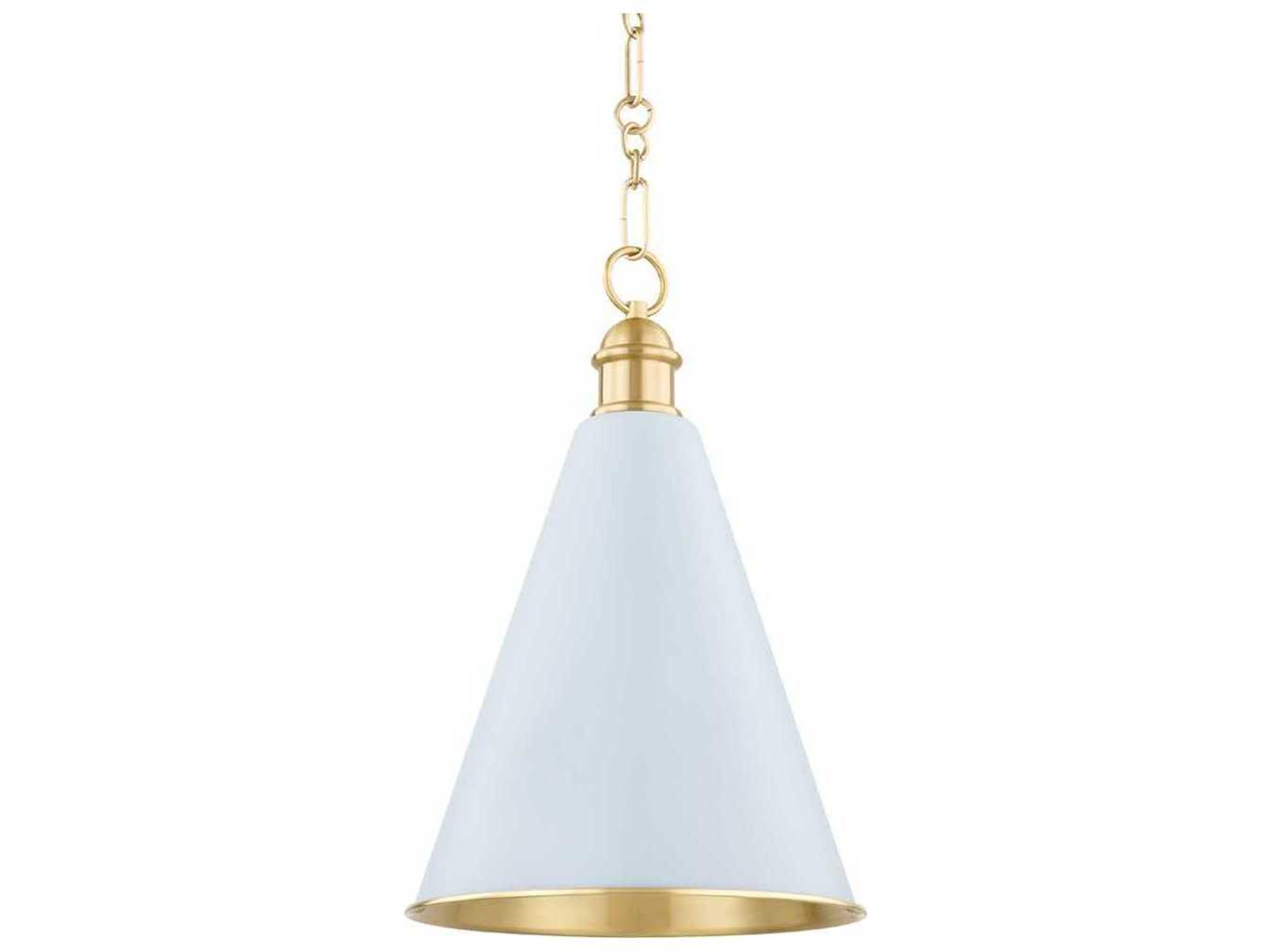 Mitzi Fenimore 1-Light Aged Brass Mini Pendant