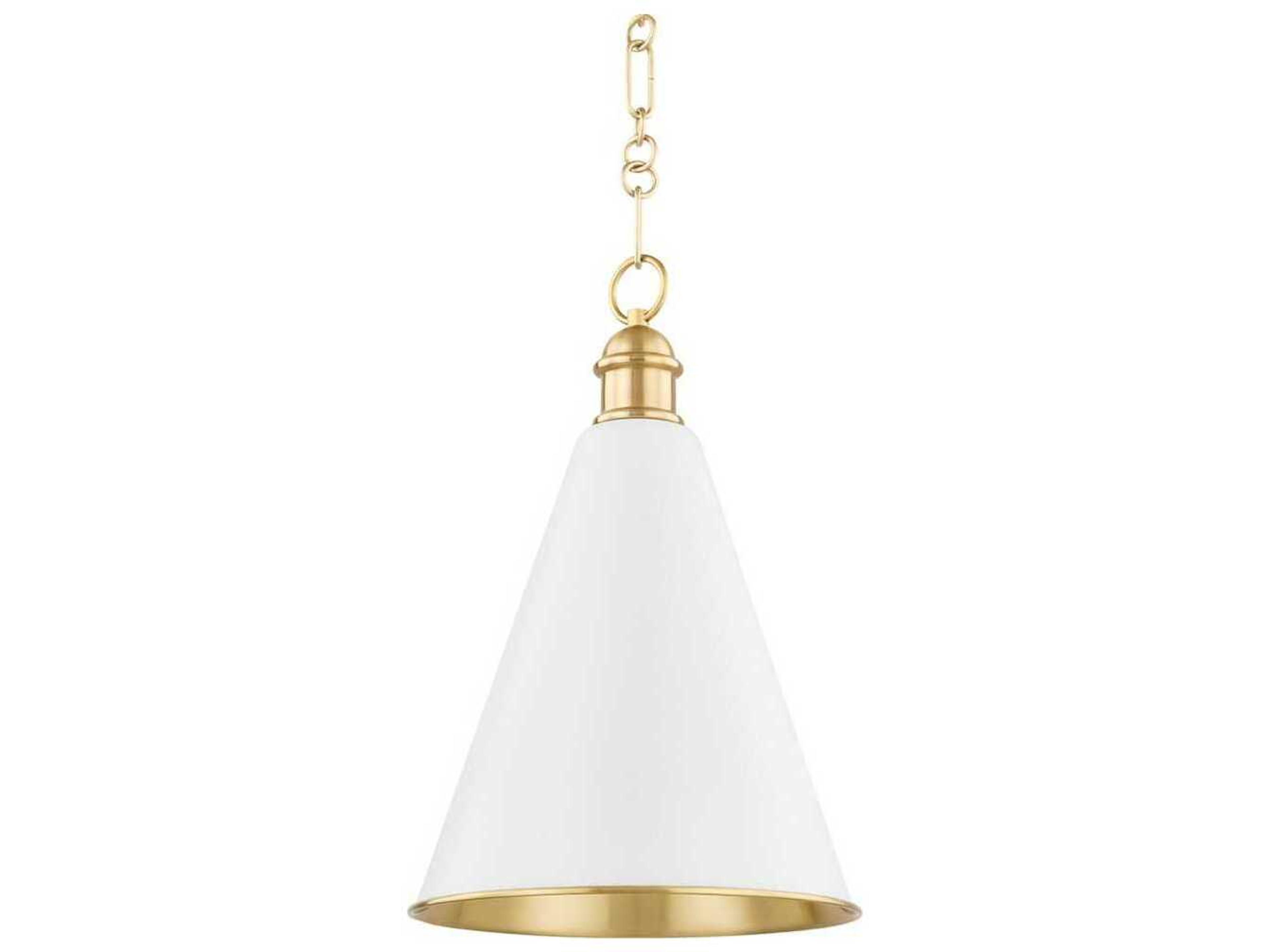 Mitzi Fenimore 1-Light Aged Brass Mini Pendant