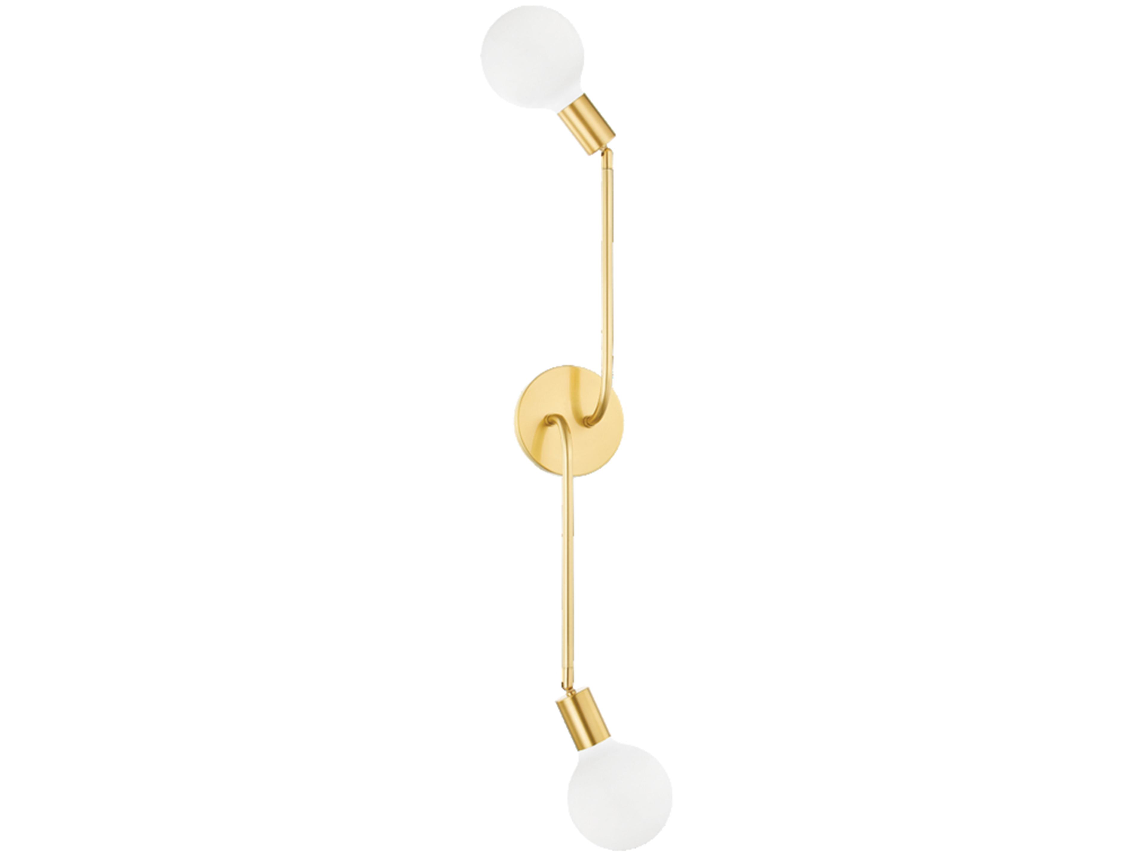 Mitzi Blakely 2-Light Aged Brass Wall Sconce