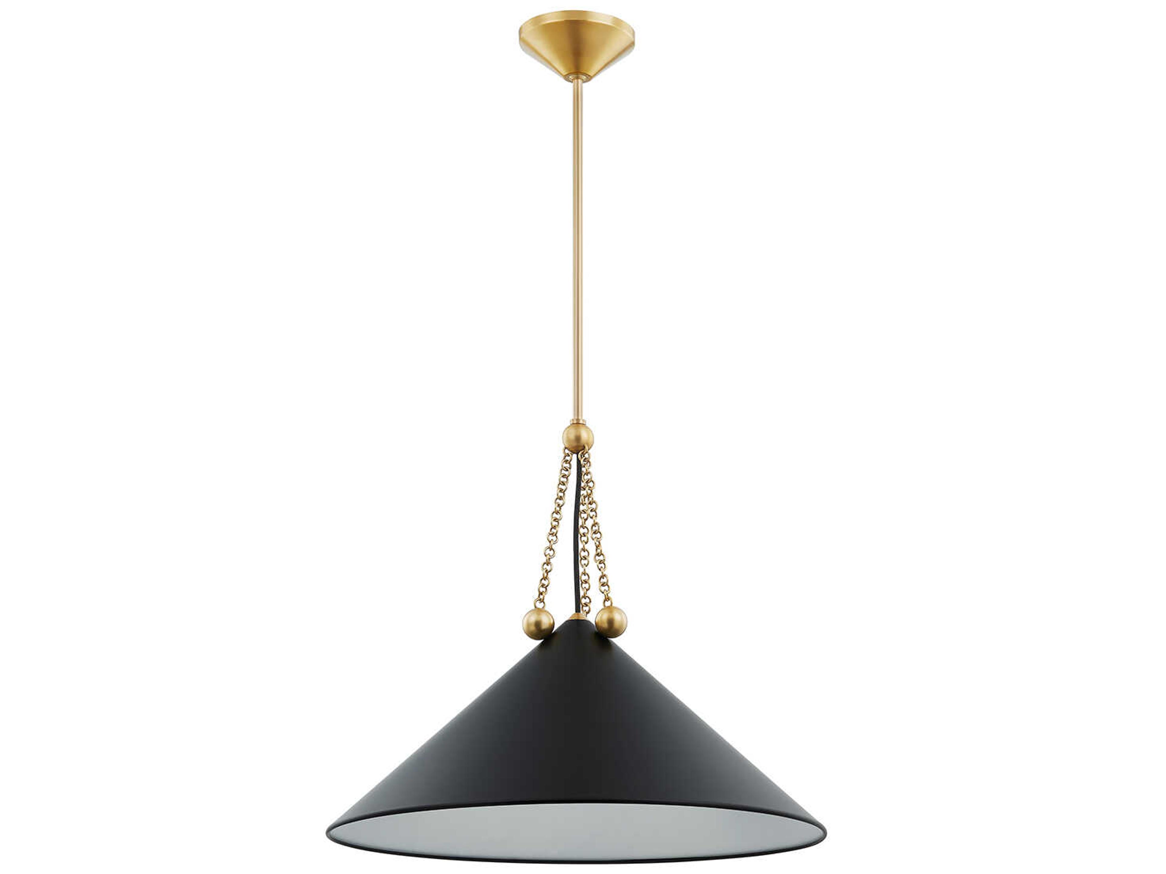Mitzi Kalea 1-Light Aged Brass Pendant