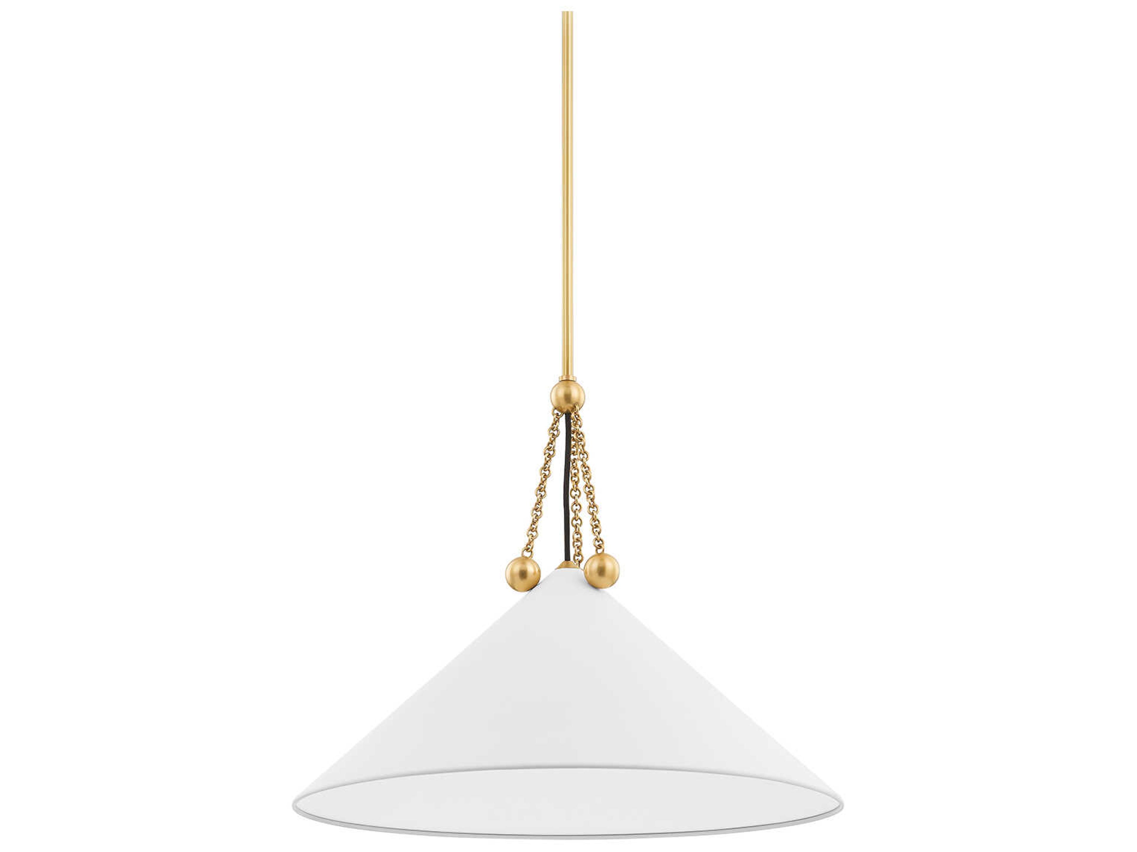 Mitzi Kalea 1-Light Aged Brass Pendant