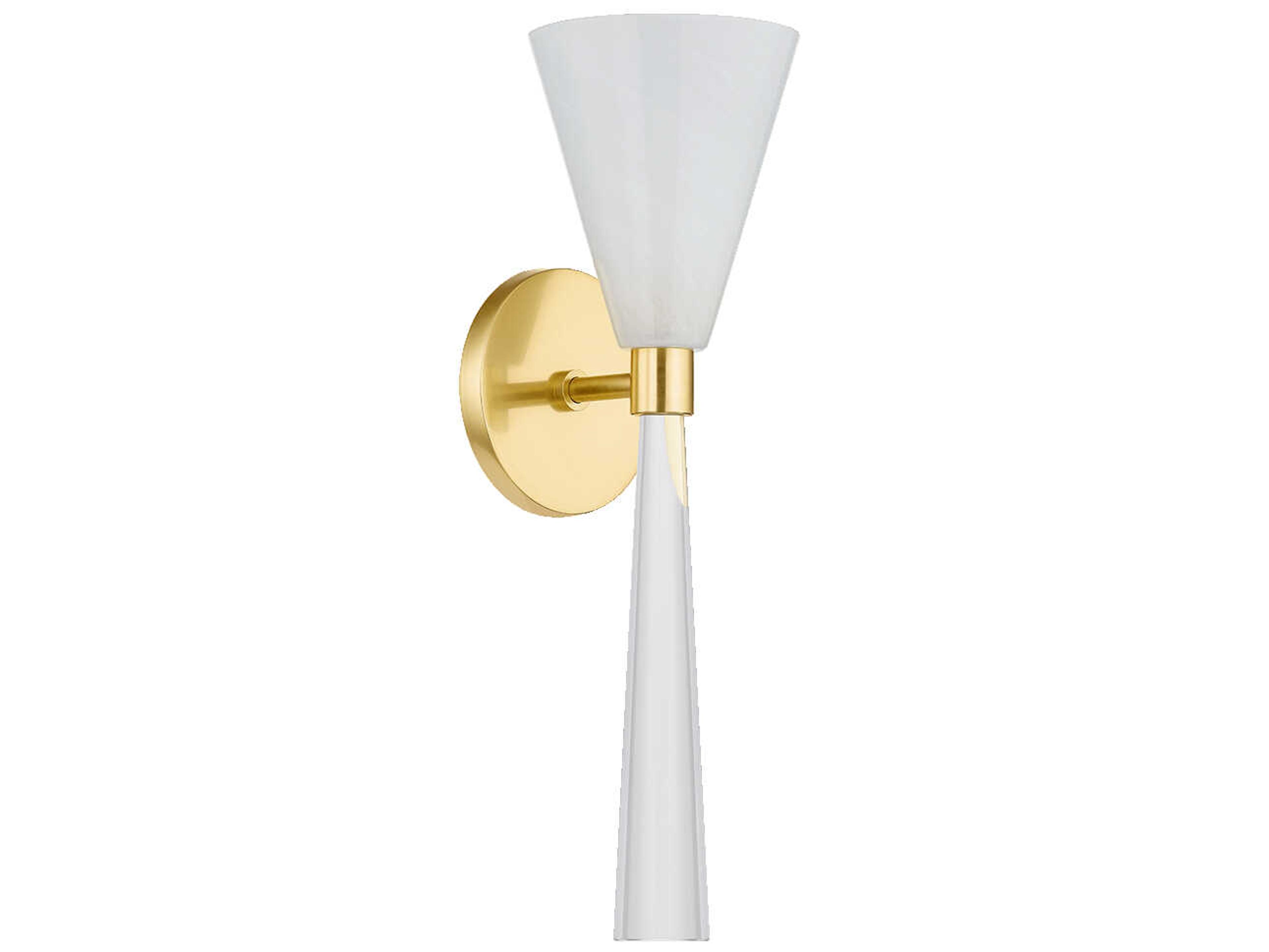 Mitzi 1-Light Aged Brass Wall Sconce