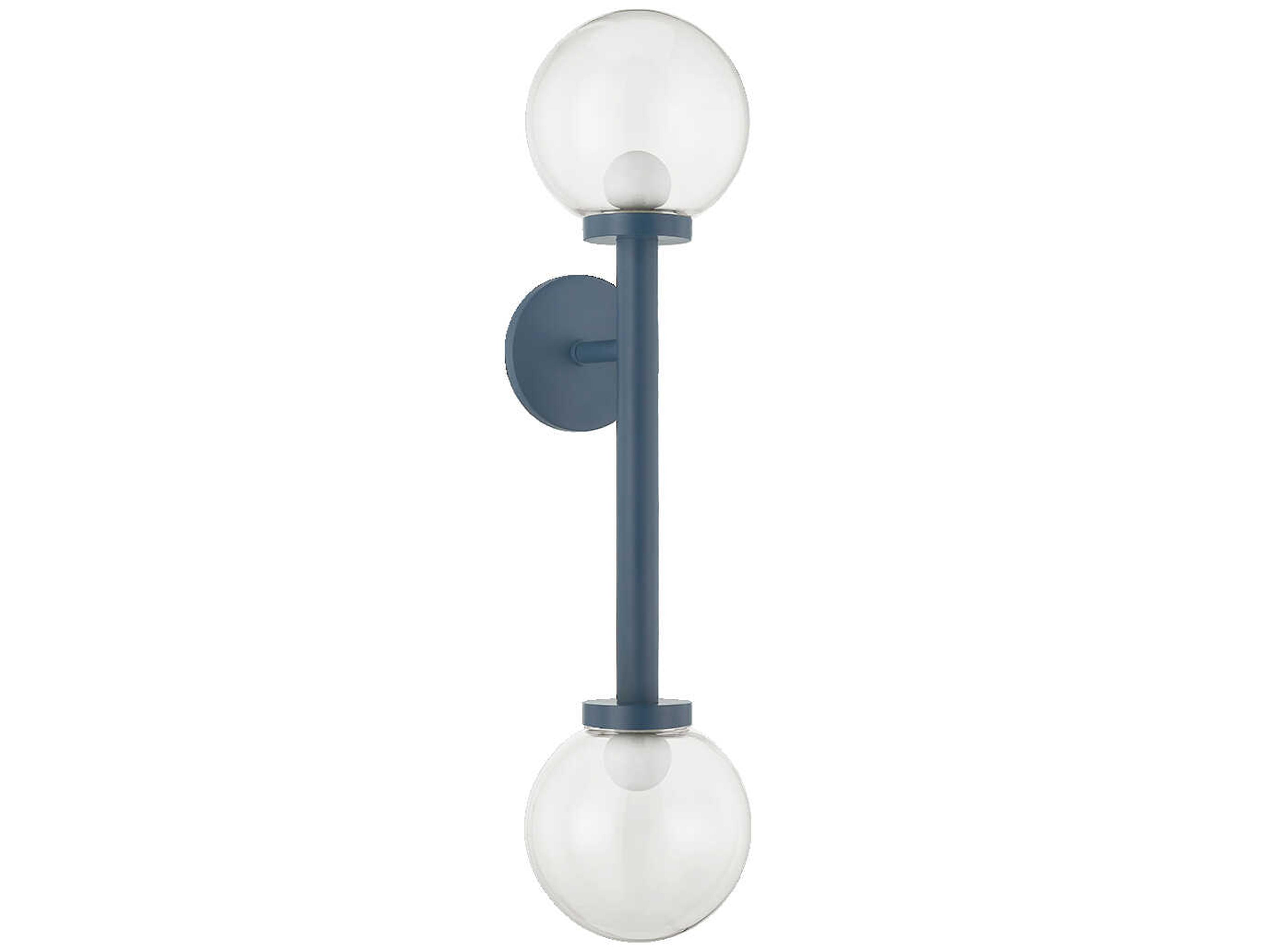 Mitzi Sia 2-Light Slate Blue Wall Sconce