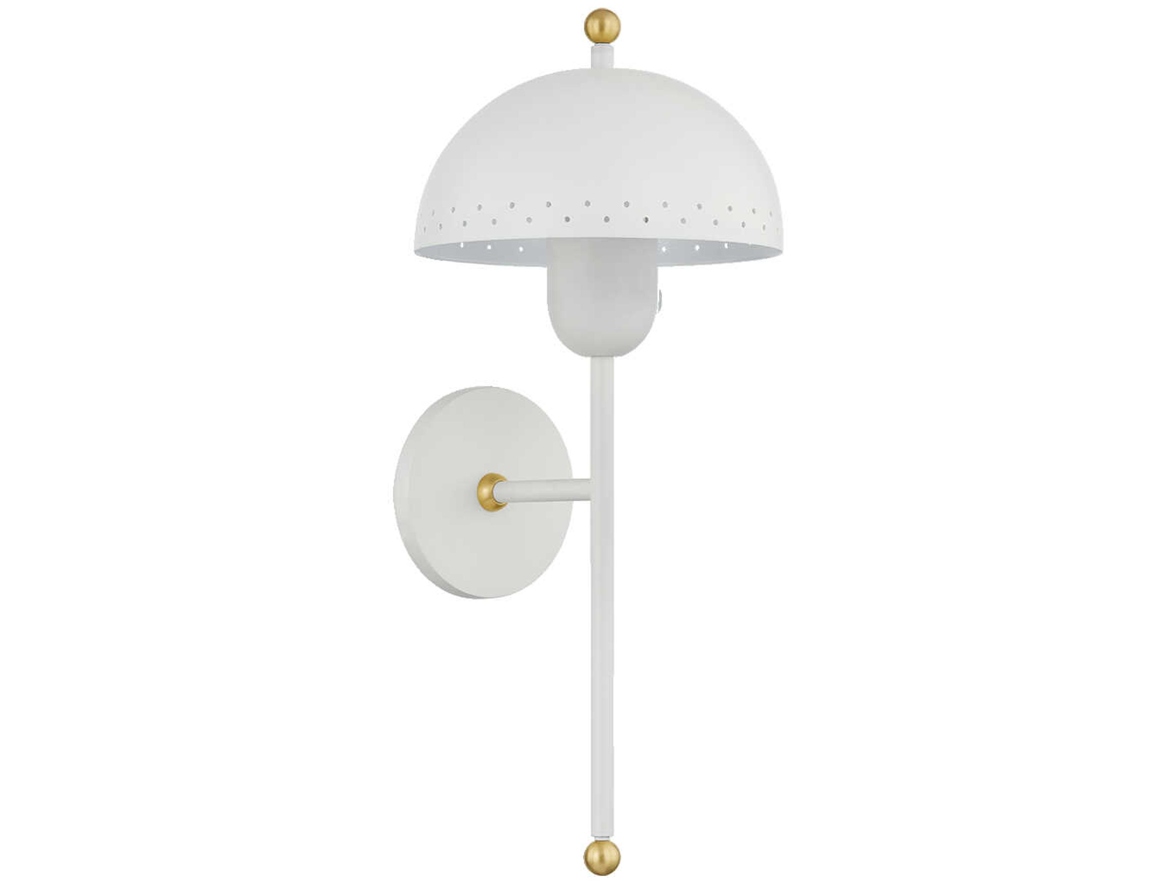 Mitzi Jojo 1-Light Aged Brass Soft White Wall Sconce