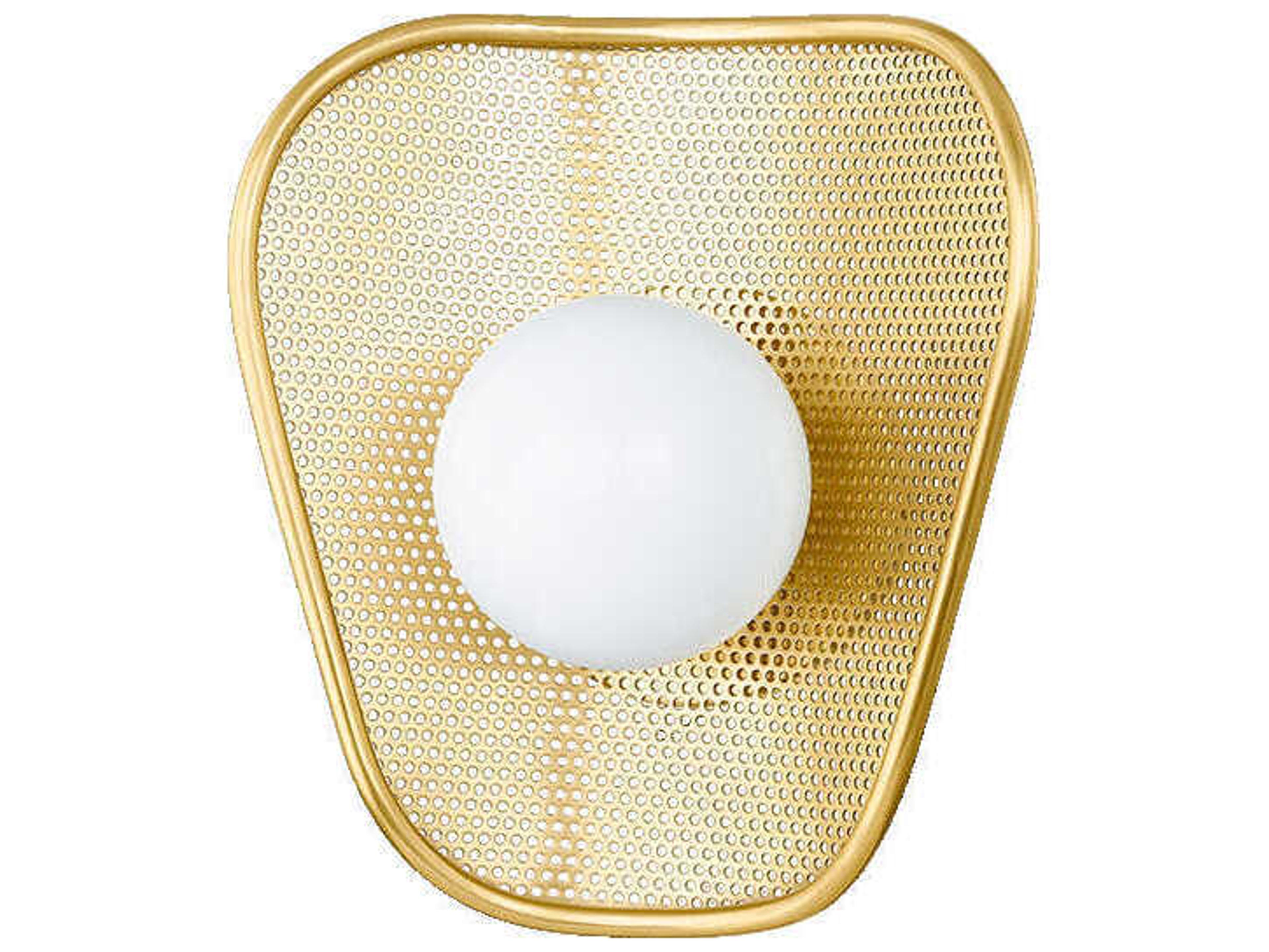 Mitzi Marta 1-Light Aged Brass Wall Sconce