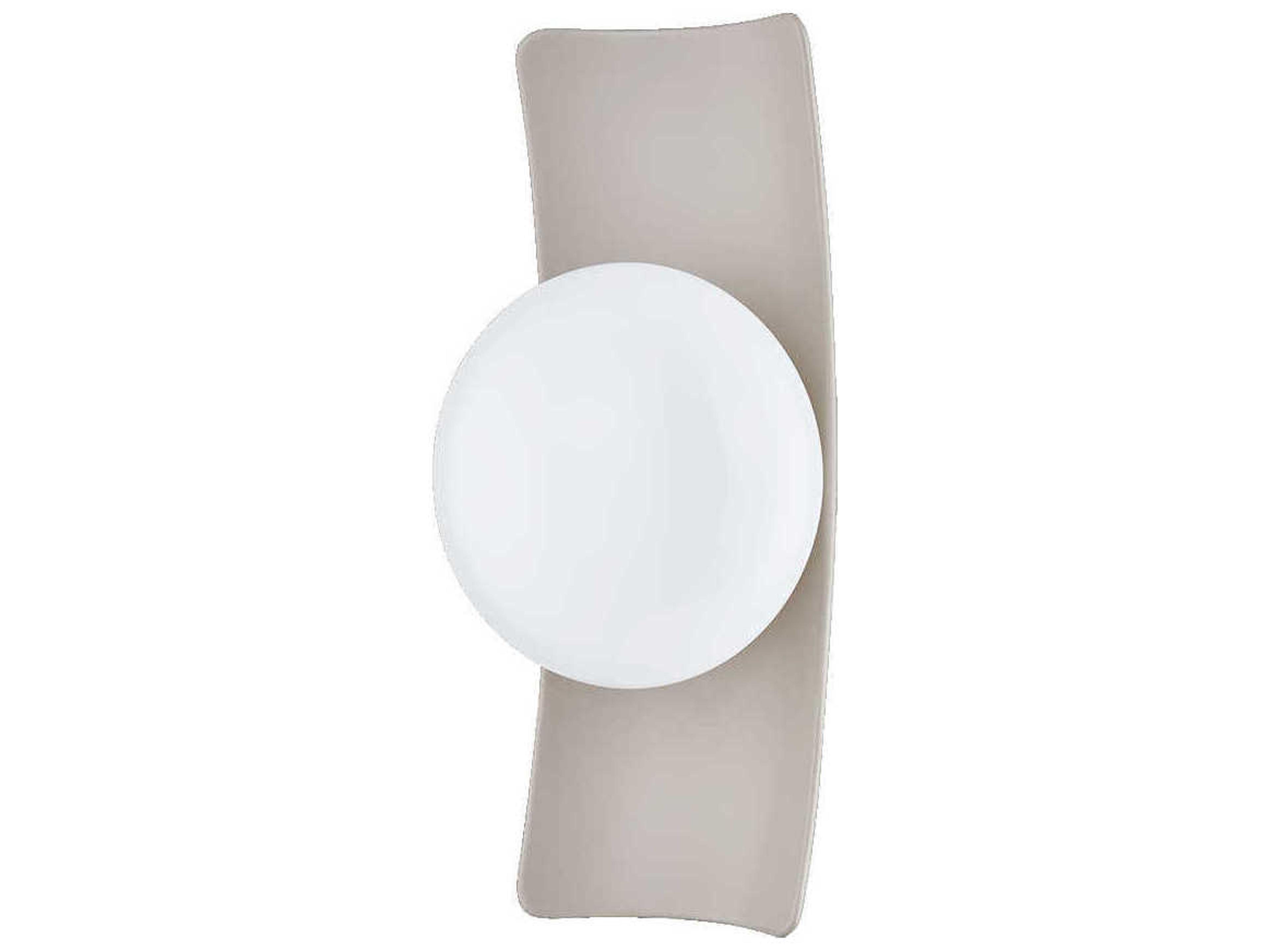 Mitzi Terra 1-Light Aged Brass Ceramic Antique Ivory Gray Wall Sconce