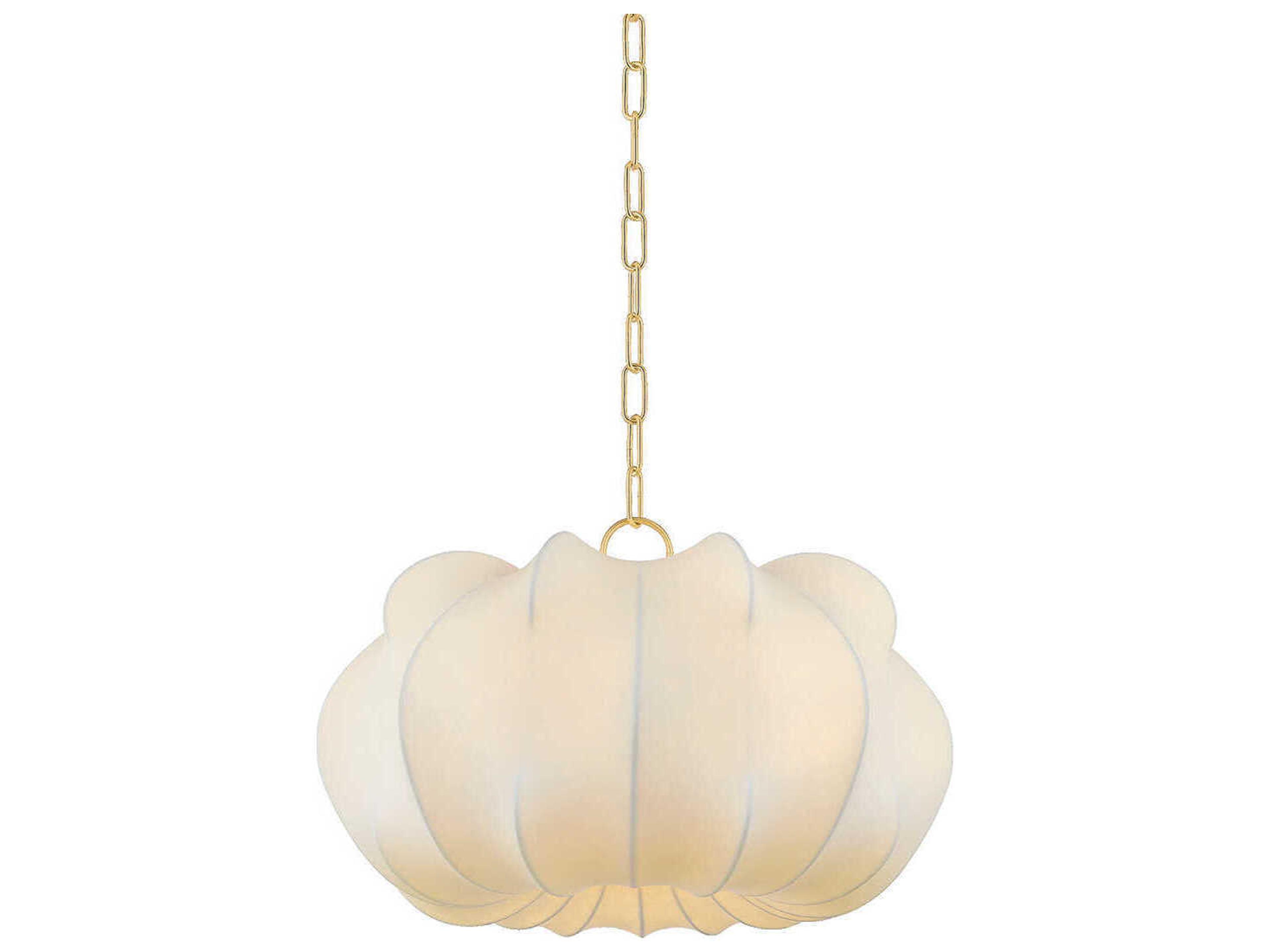 Mitzi Keilah 1-Light Aged Brass Pendant