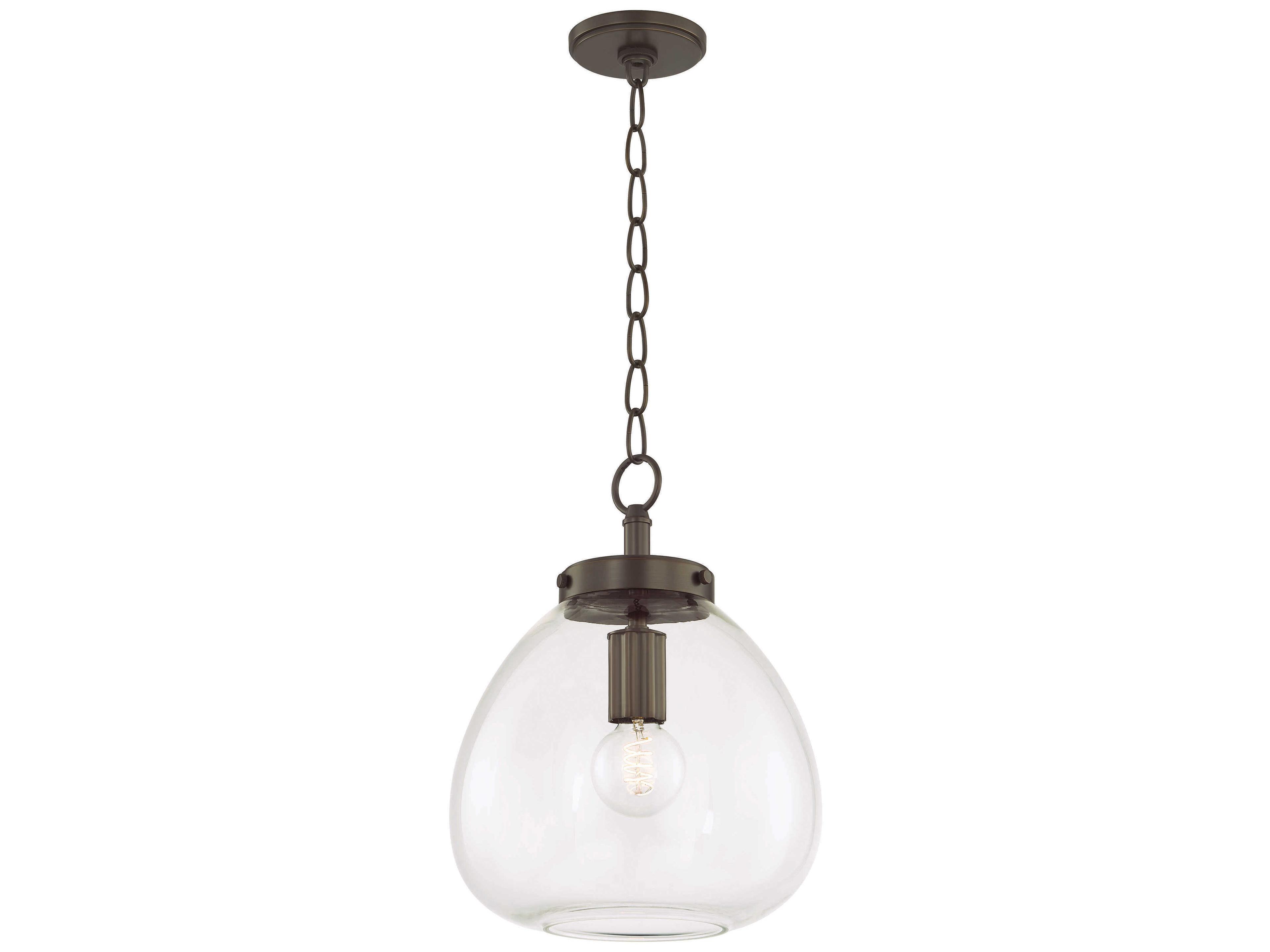 Della 1-Light True Bronze Mini Pendant
