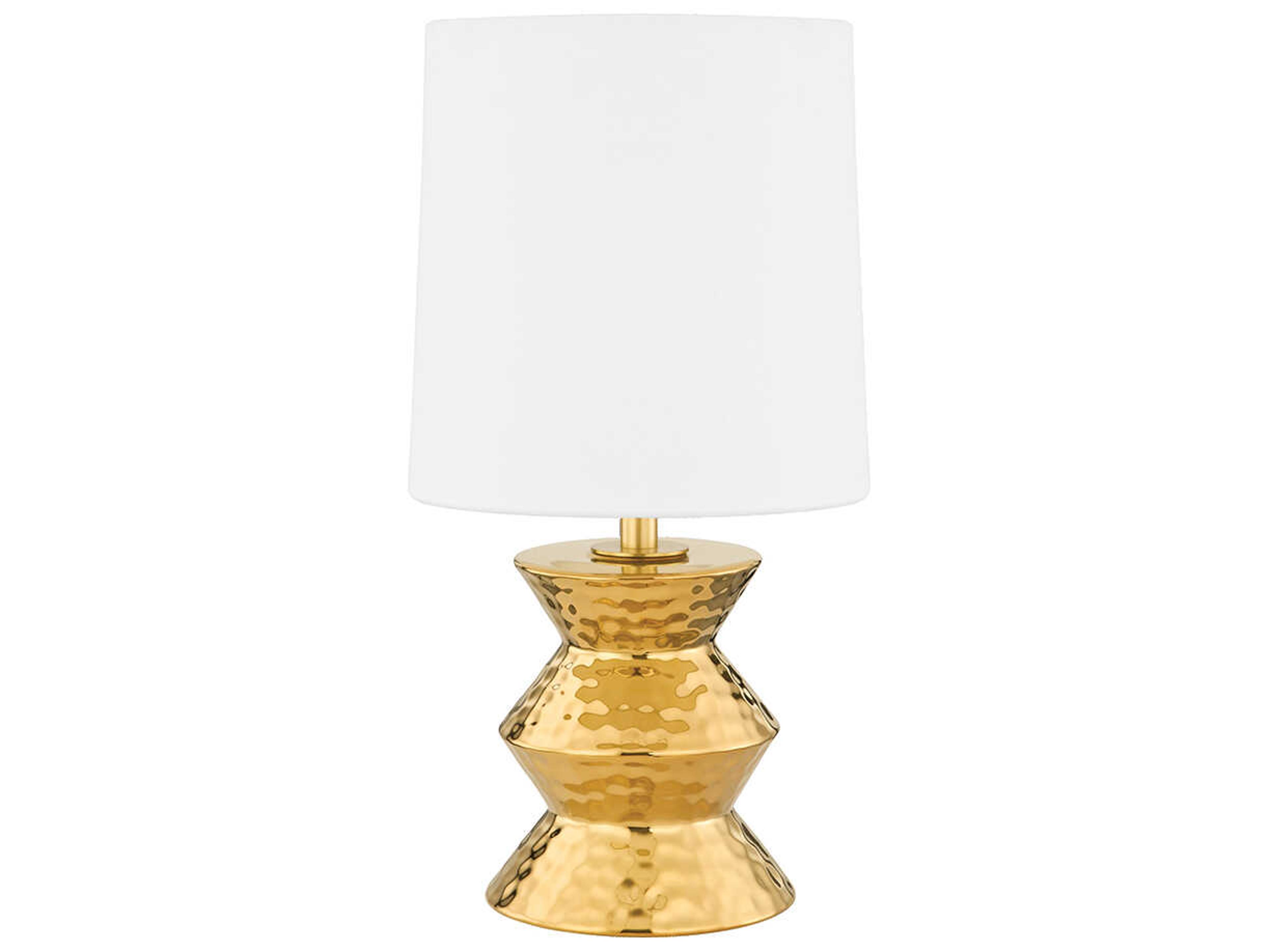 Mitzi Zoe Aged Brass Table Lamp