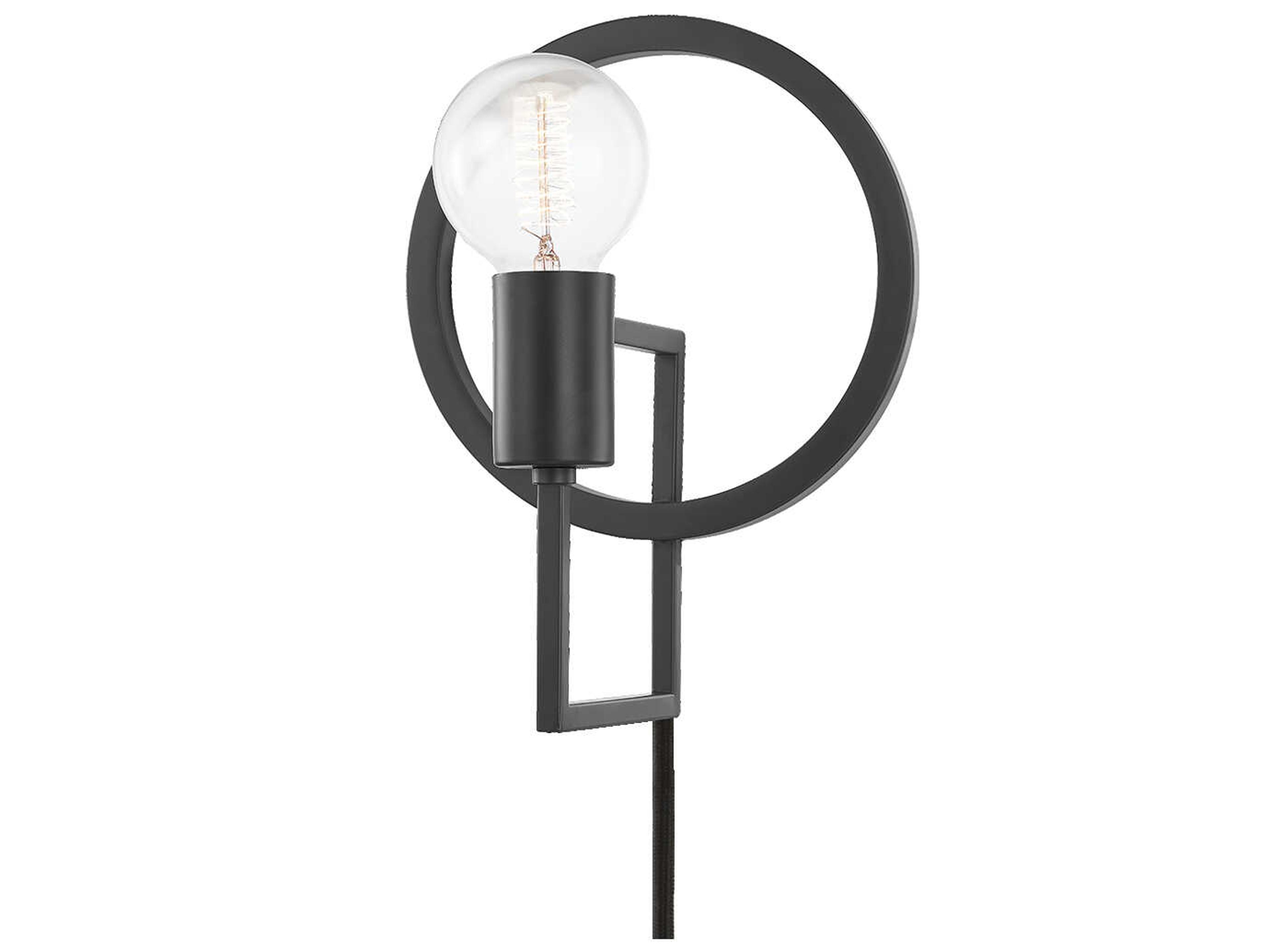 Mitzi Tory 1-Light Dark Gray Wall Sconce